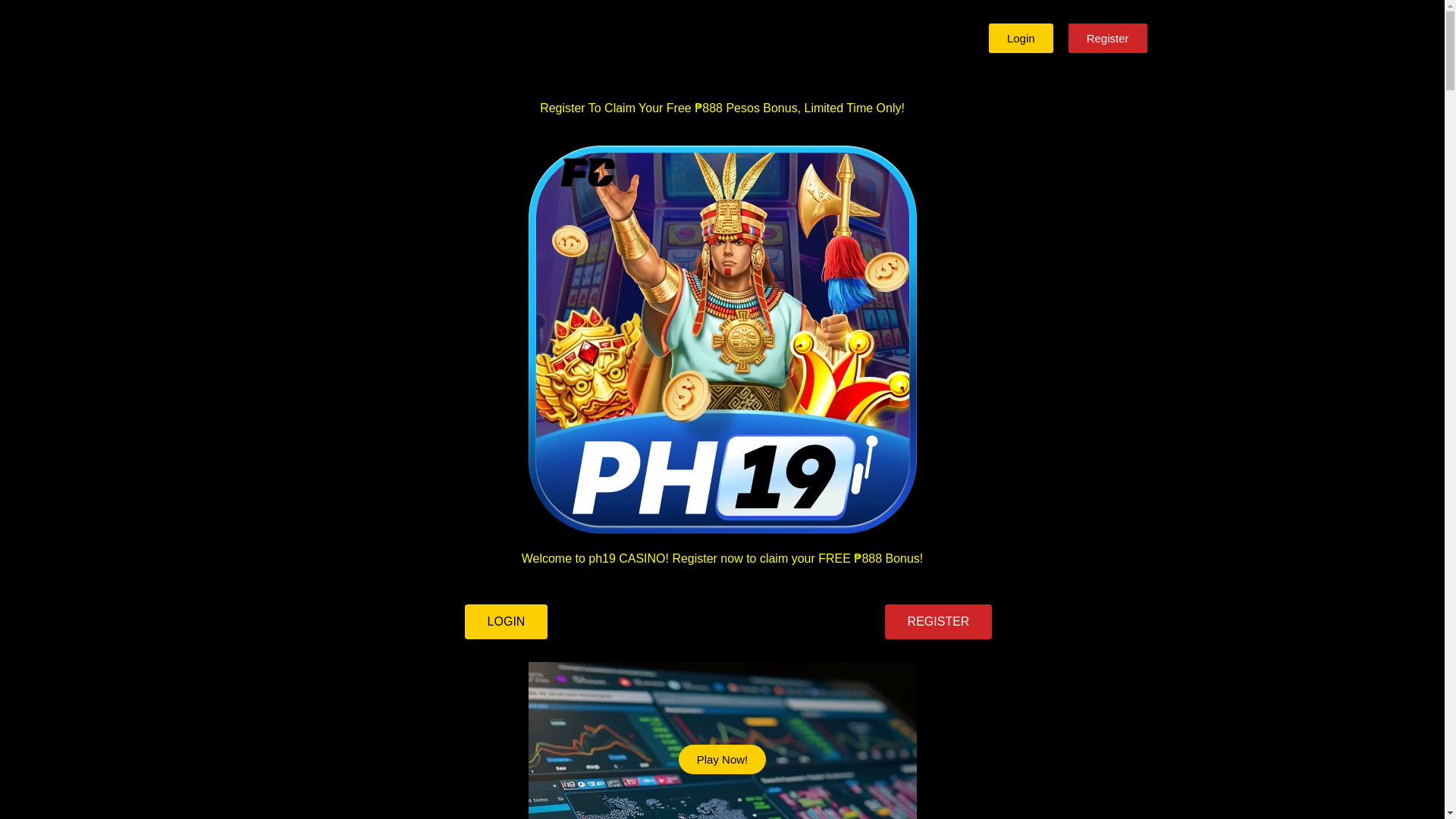 website screenshot of https://ph19casino.com/