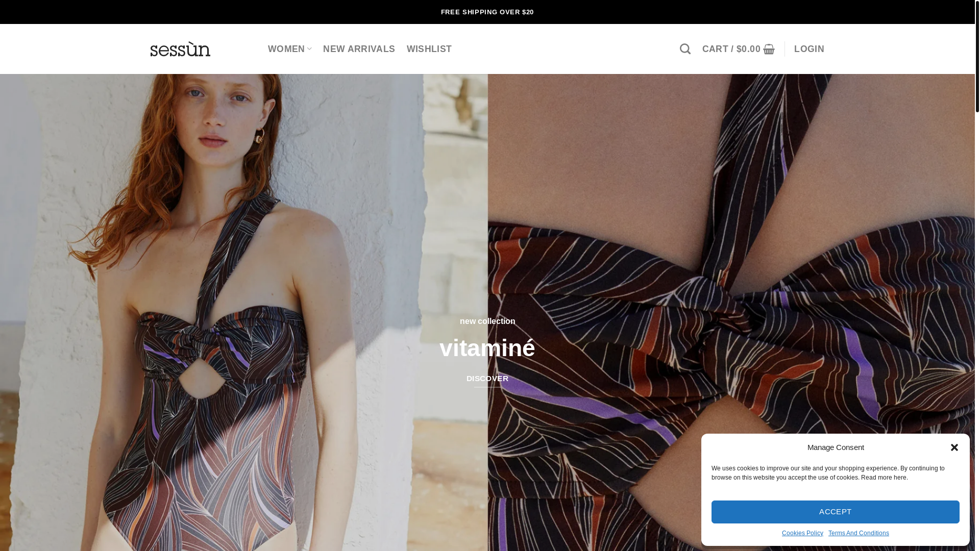 website screenshot of https://sessu.shop/