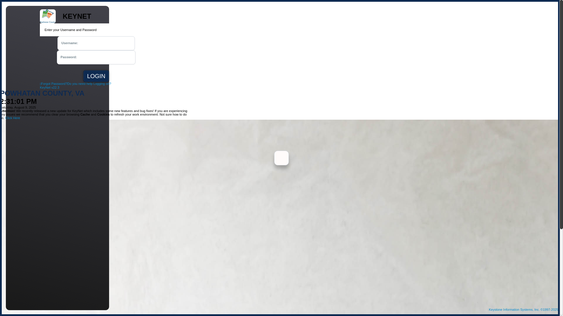 website screenshot of https://keynet.powhatanva.gov/keynet/