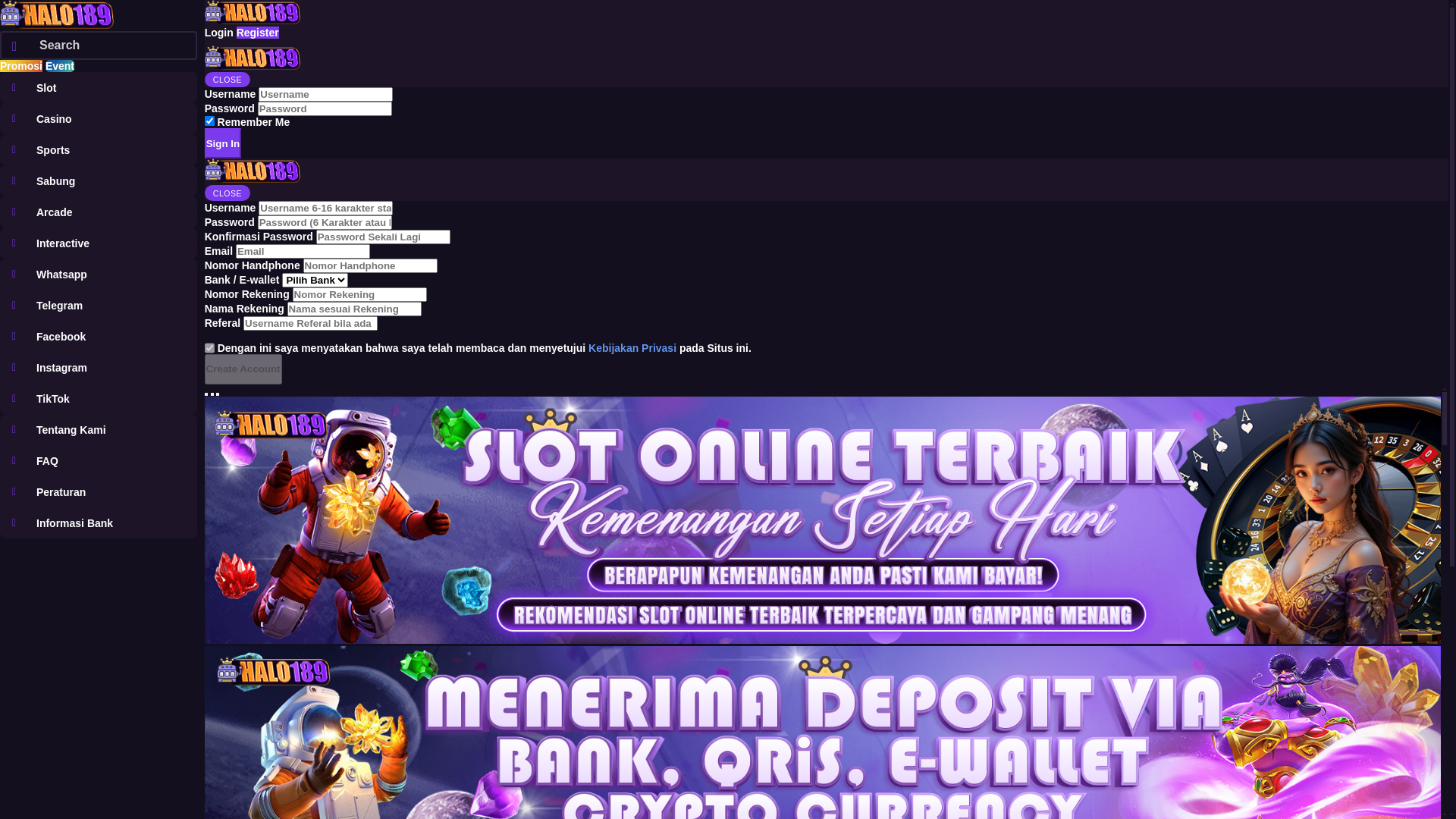 website screenshot of https://halo189.ink/