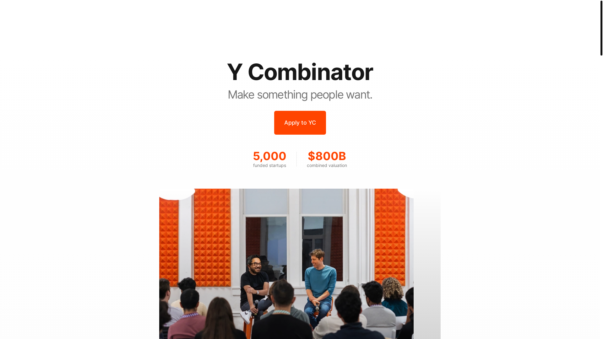 website screenshot of https://ycombinator-oneclick.pages.dev/