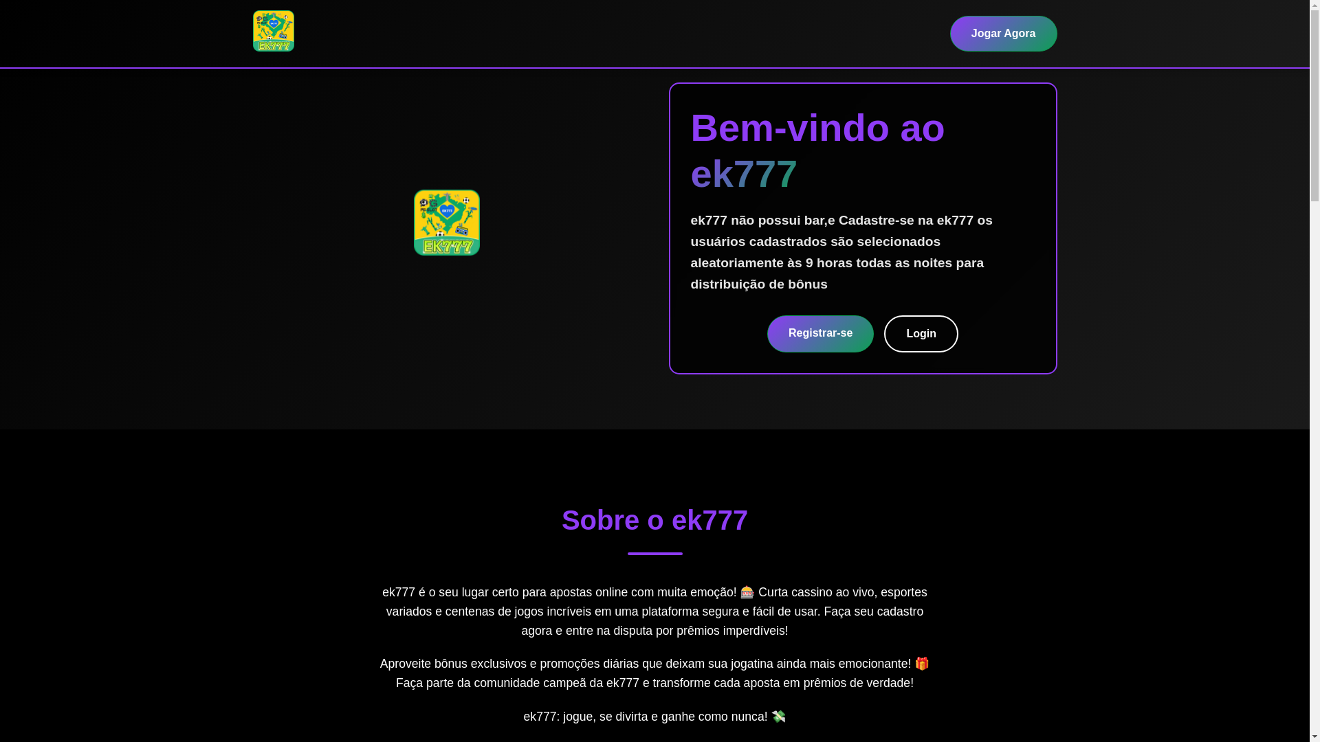 website screenshot of https://ek777af.com/