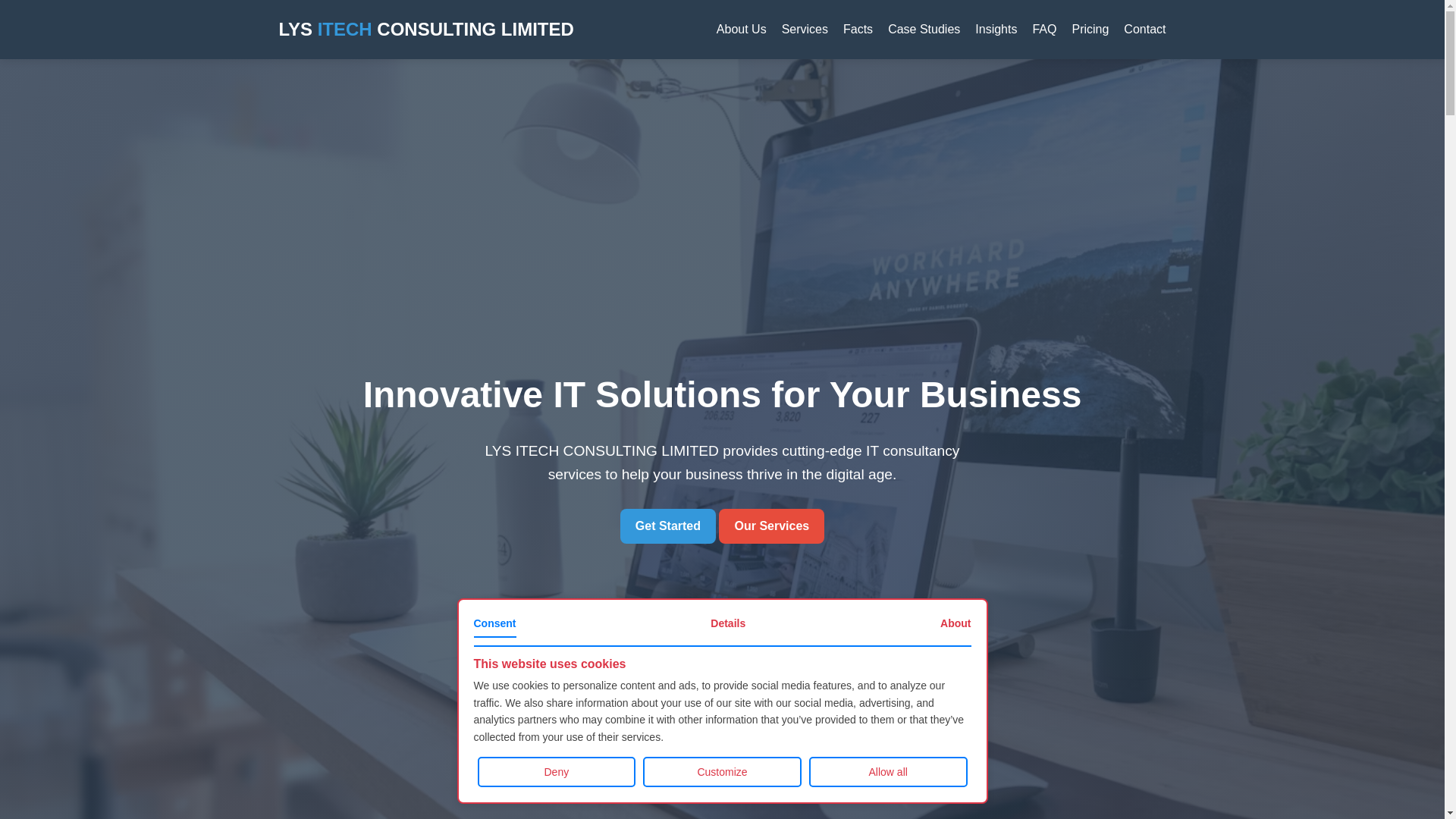 website screenshot of https://lysitech.pages.dev/