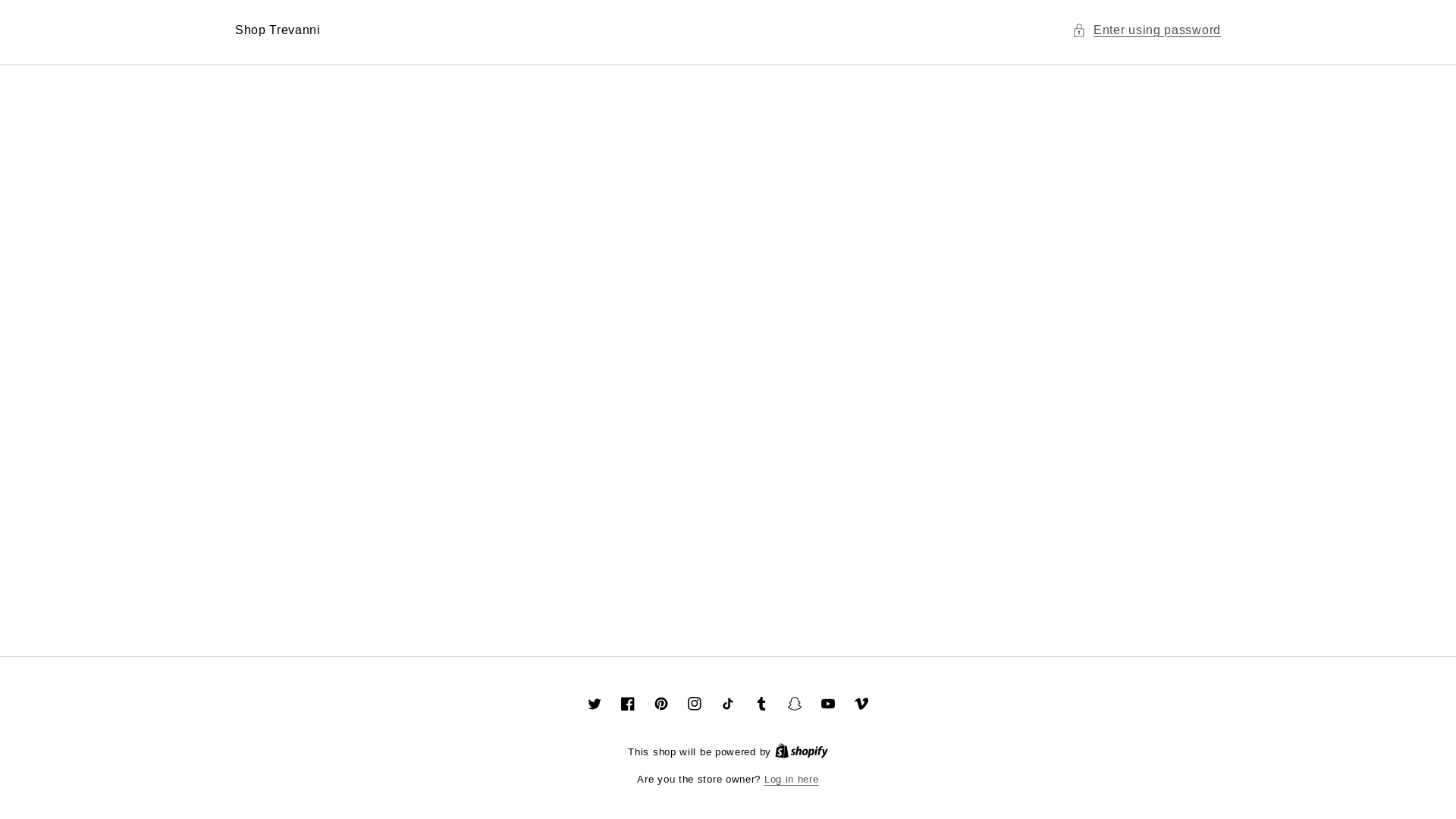 website screenshot of https://shoptrevanni.com/