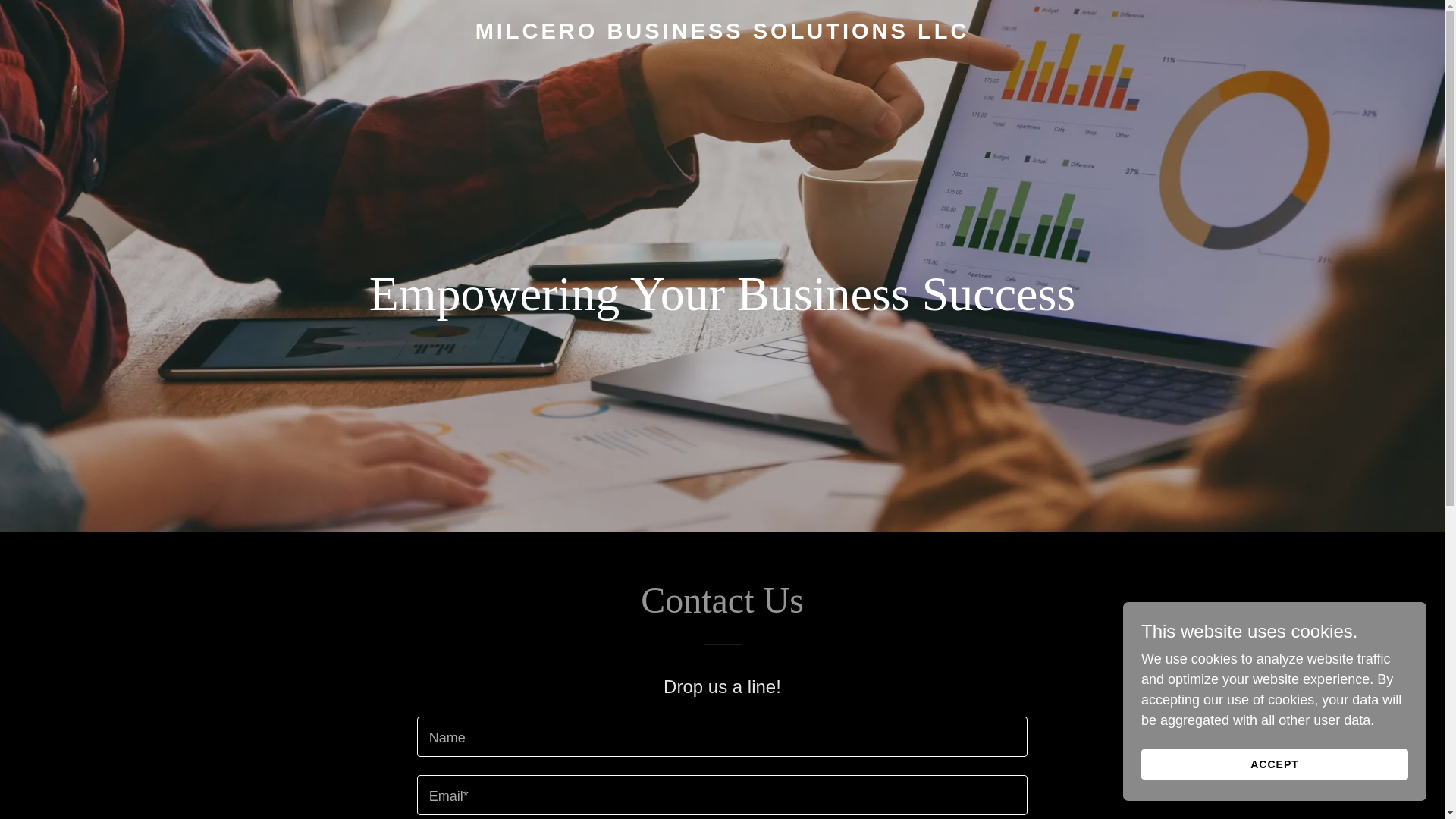 website screenshot of https://milcero.com/