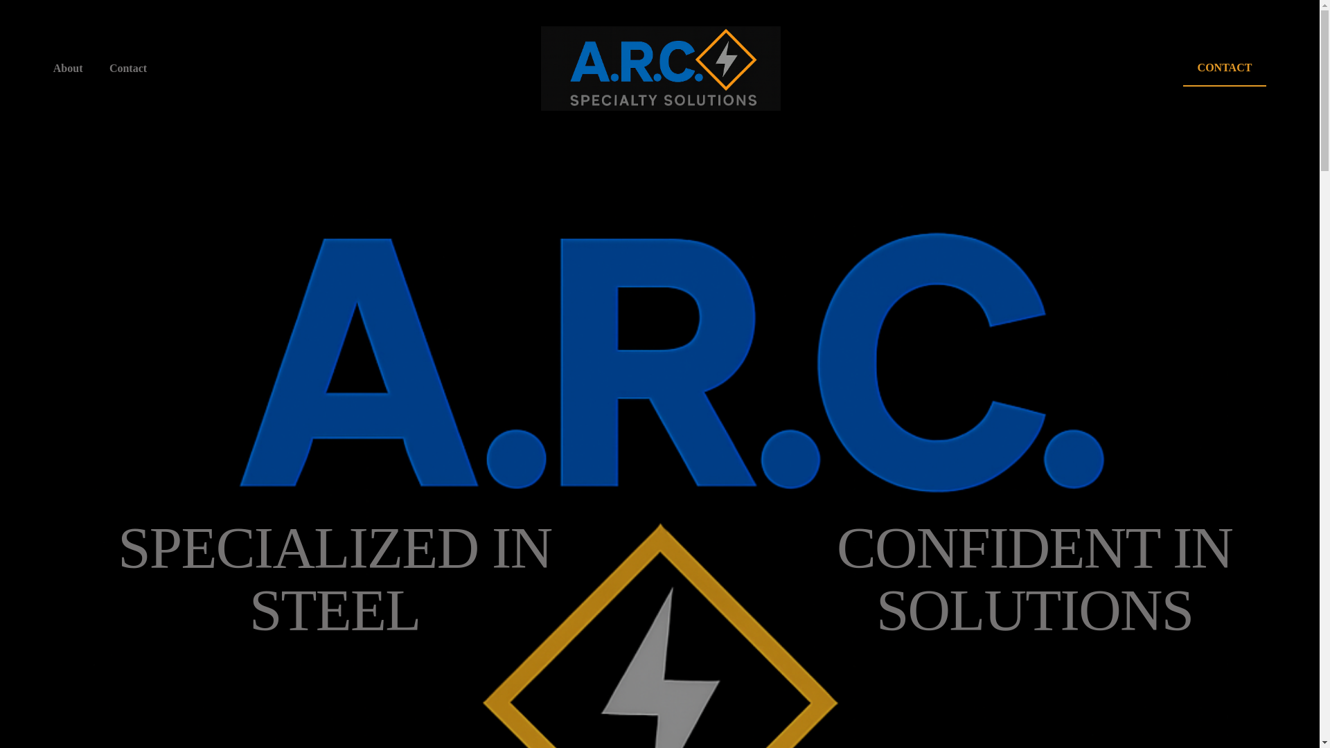 website screenshot of https://arcspecialtysolutions.ca/