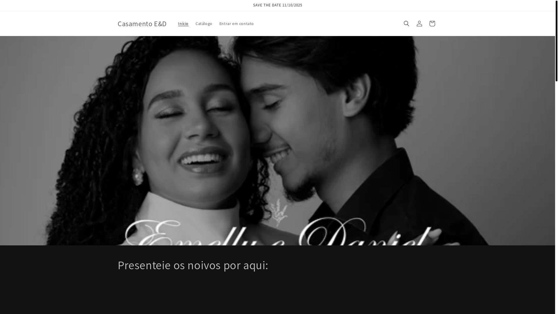 website screenshot of https://casamentoemellyedaniel.site/
