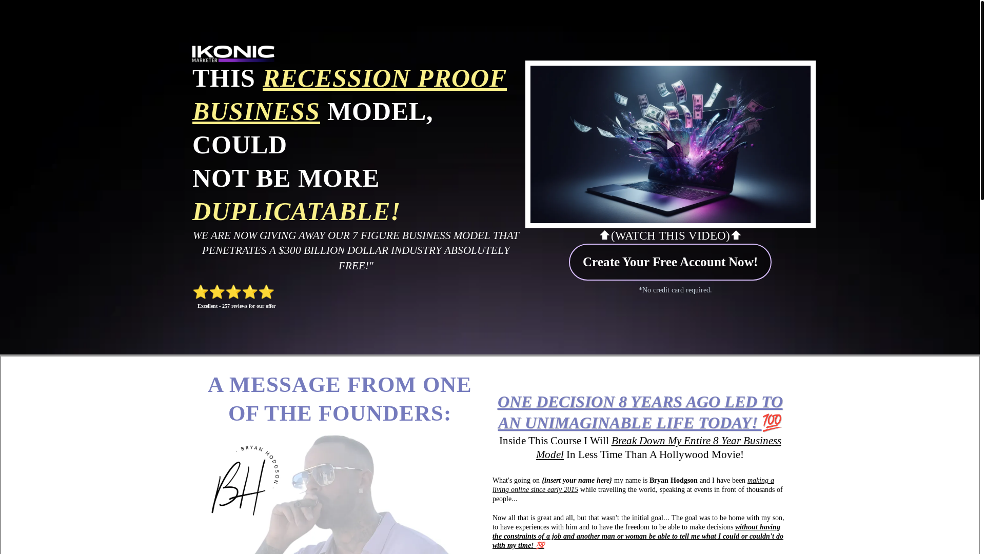 website screenshot of https://ikonicapril.com/