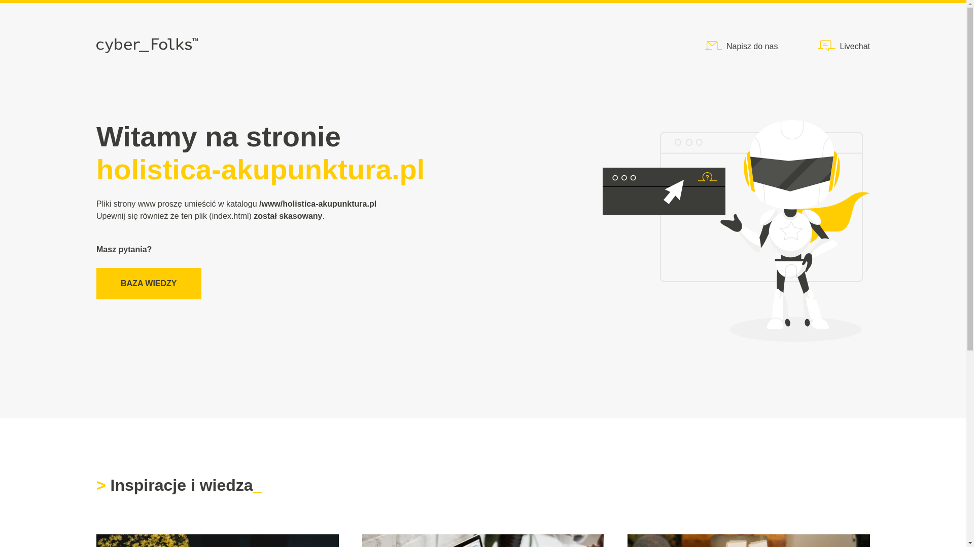 website screenshot of https://holistica-akupunktura.pl/