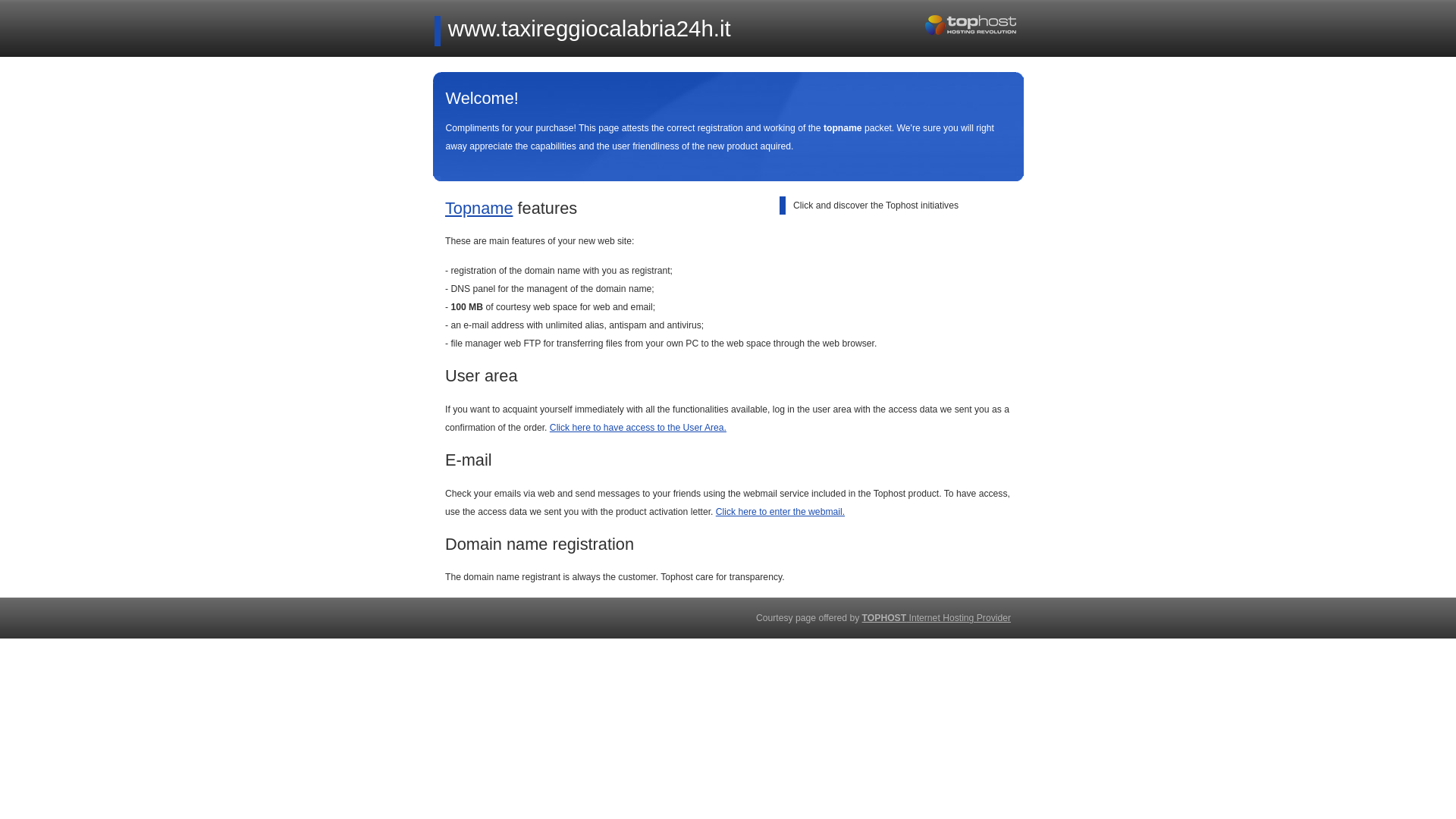 website screenshot of https://taxireggiocalabria24h.it/