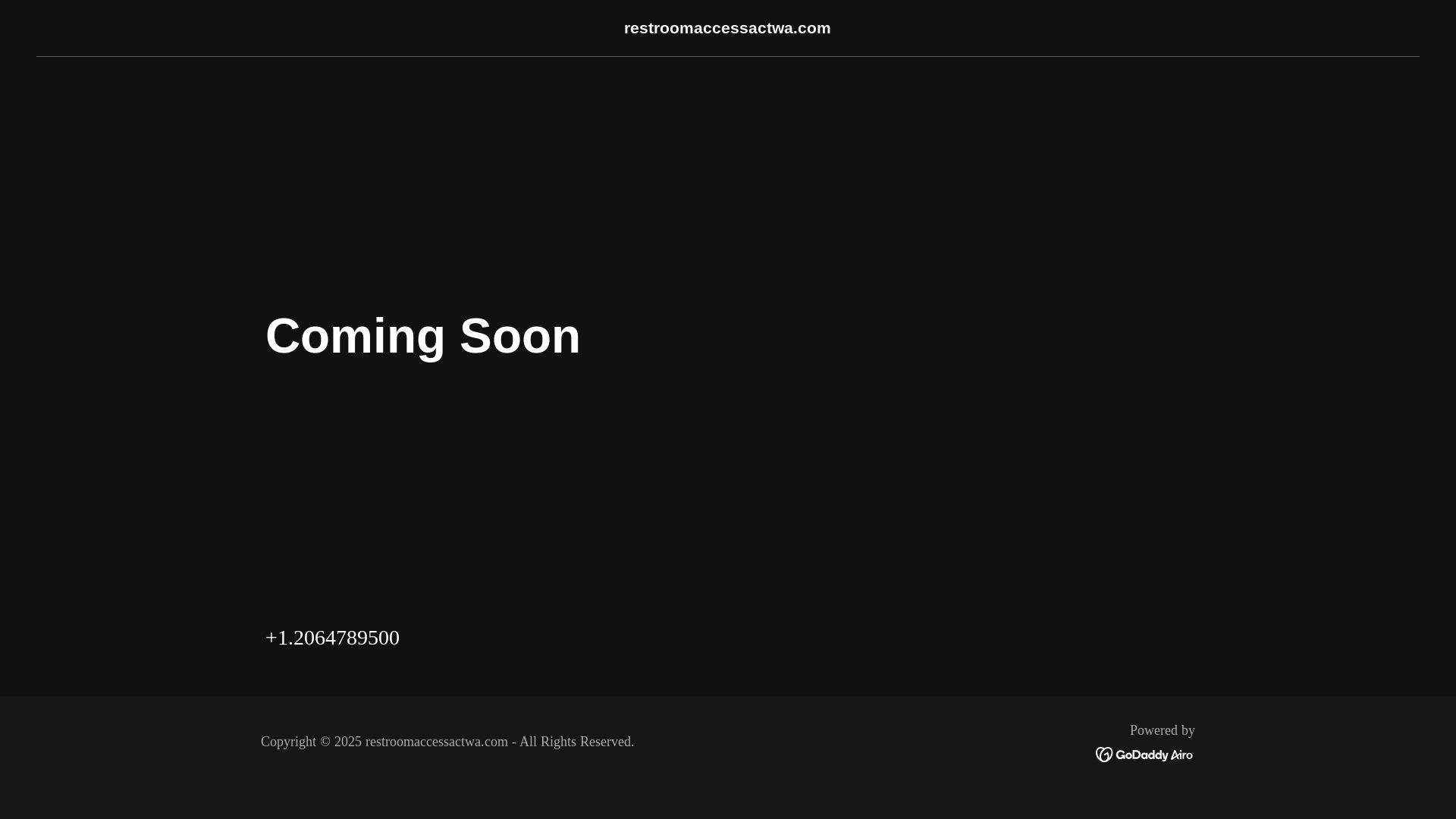 website screenshot of https://restroomaccessactwa.com/