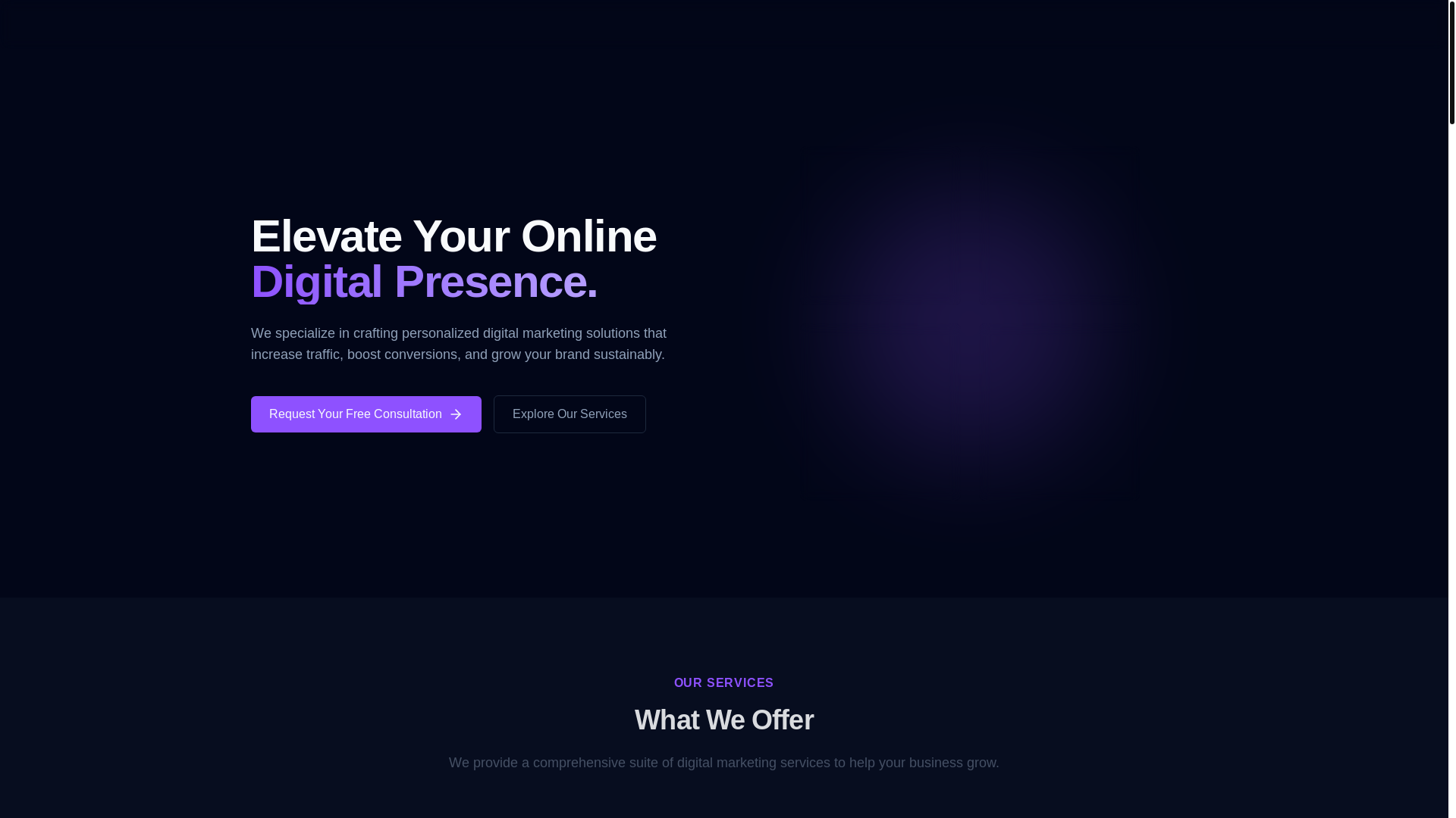 website screenshot of https://digitency.site/