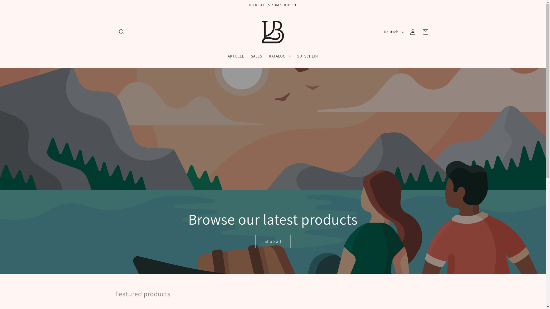 website screenshot of https://lablues-shop.de/