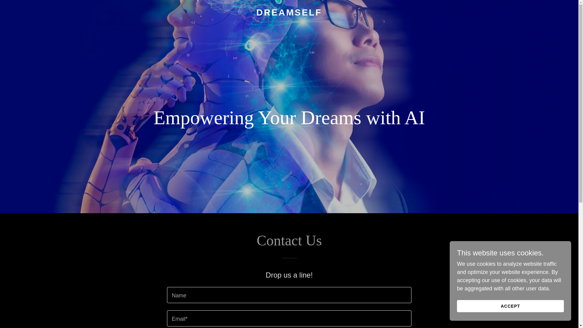 website screenshot of https://dreamself.ai/