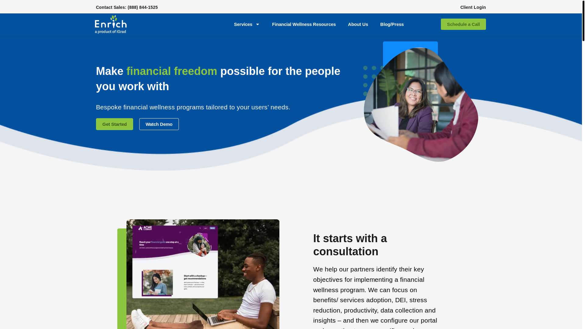 website screenshot of https://ultraproenrich.org/