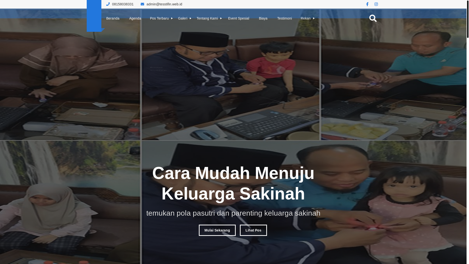 website screenshot of https://tesstifin.biz.id/