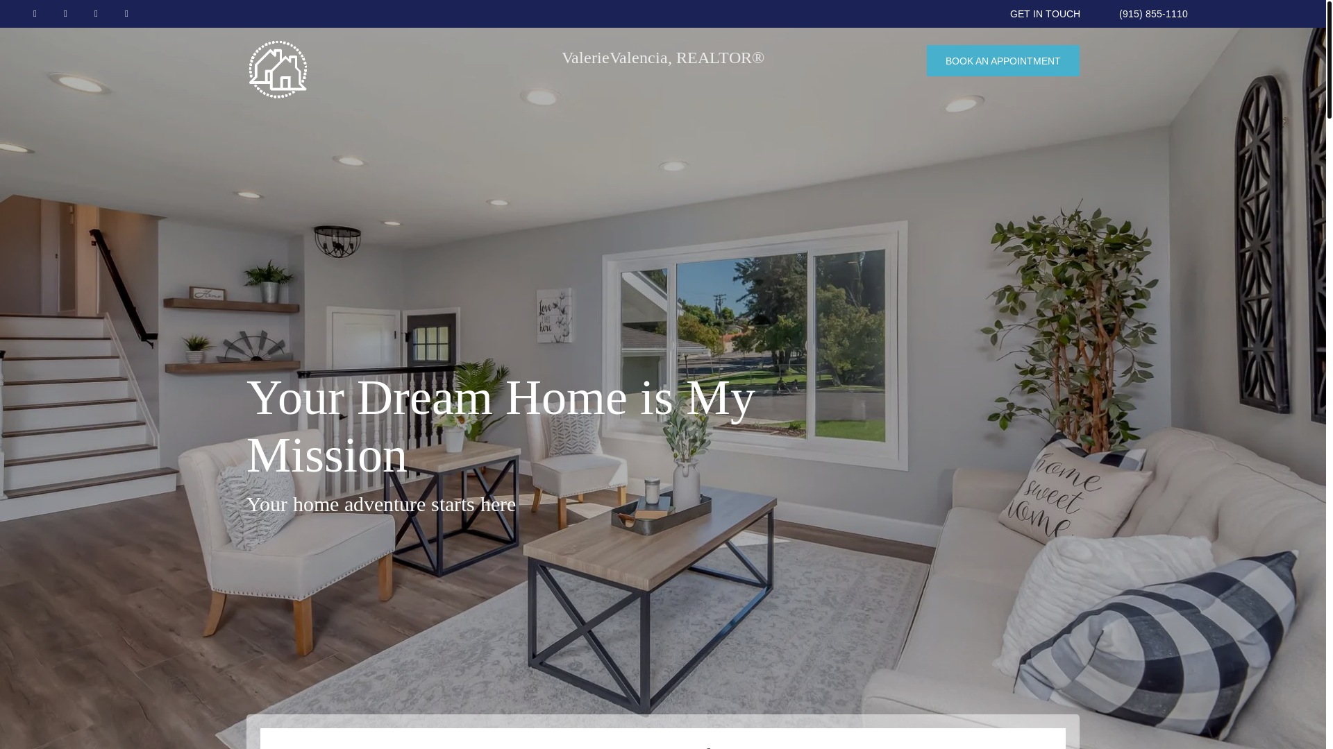 website screenshot of https://valerievalencia021.realtor/