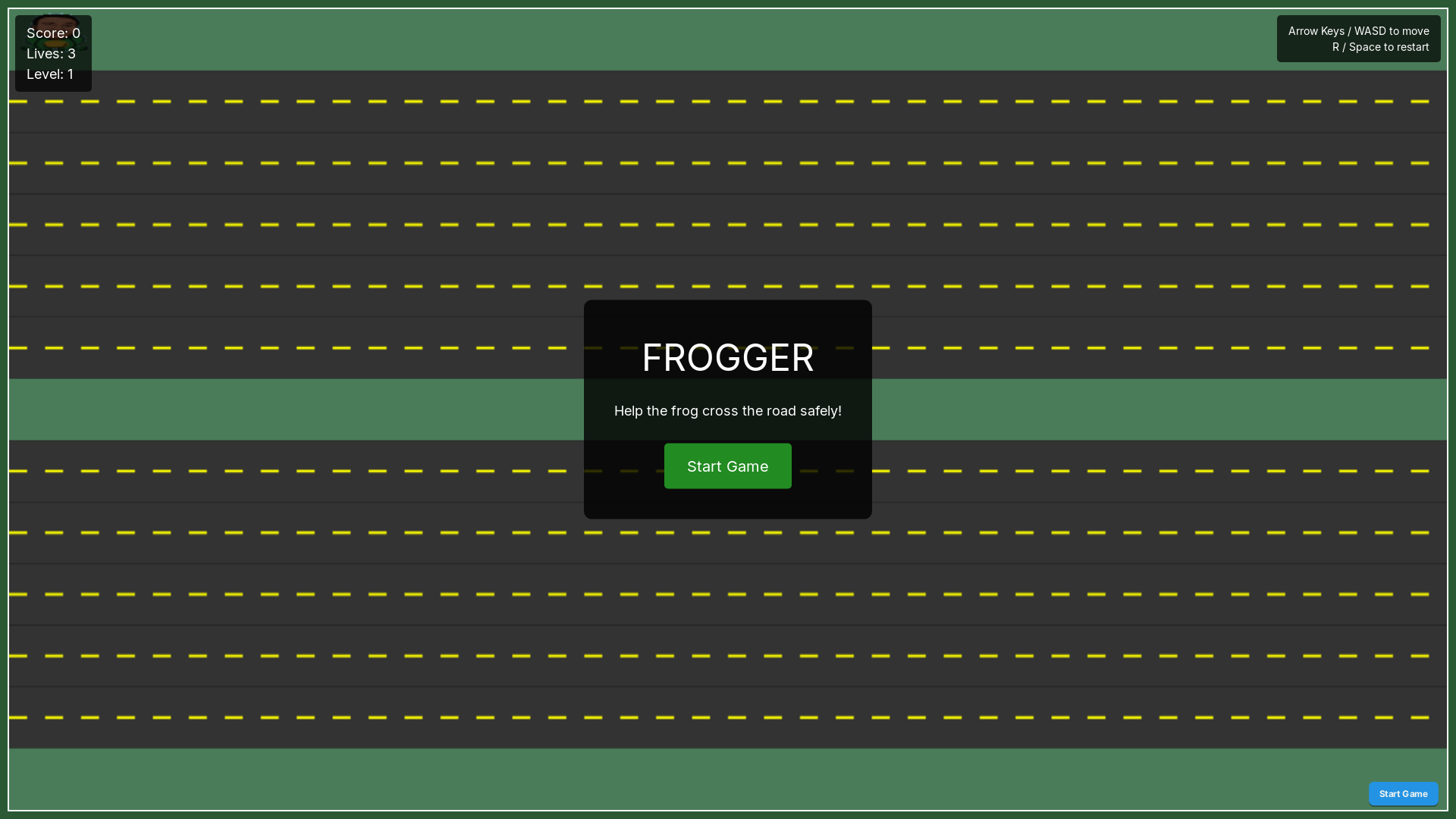 website screenshot of https://chuckyfrog.com/