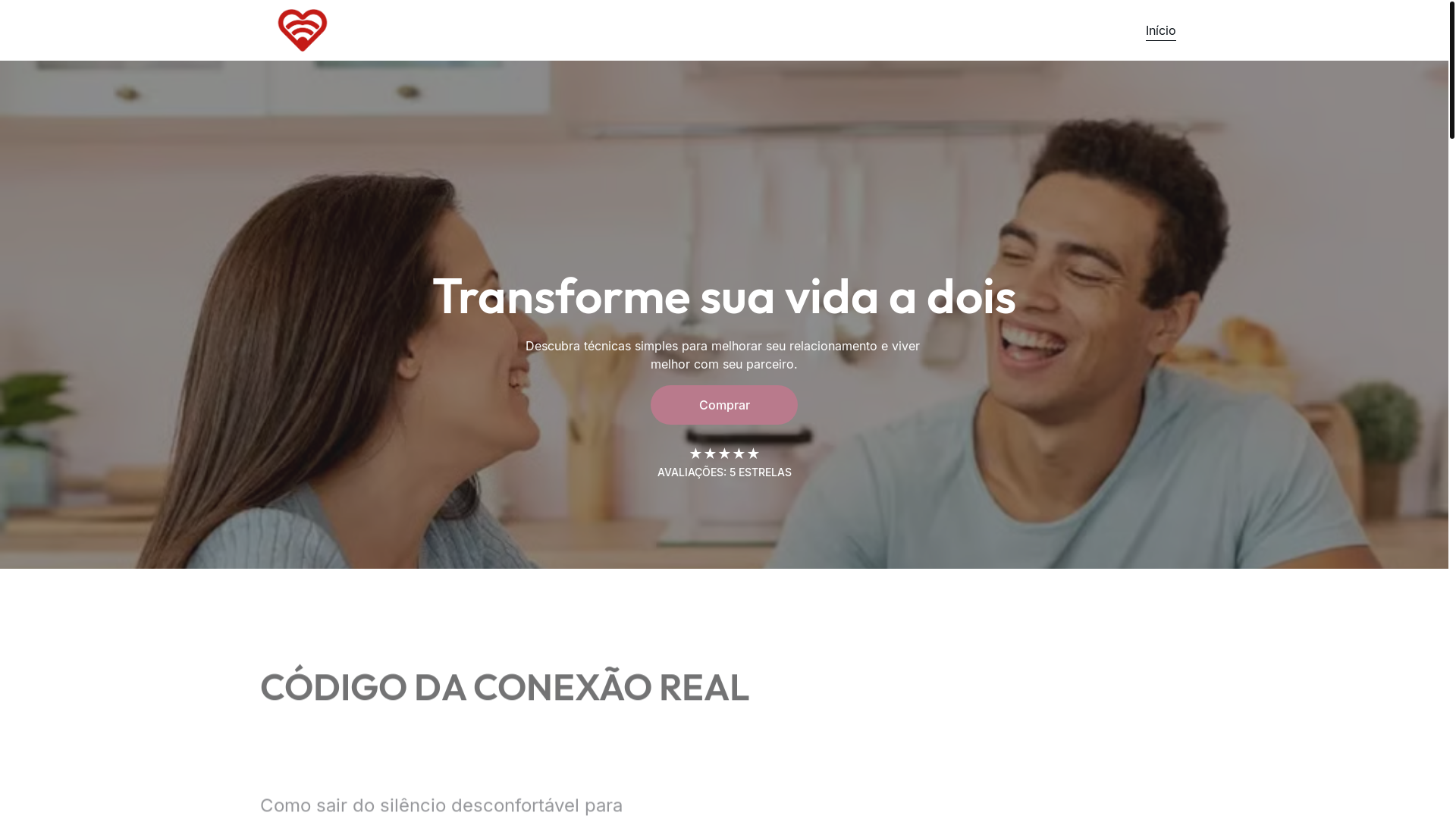 website screenshot of https://codigodaconexaoreal.online/