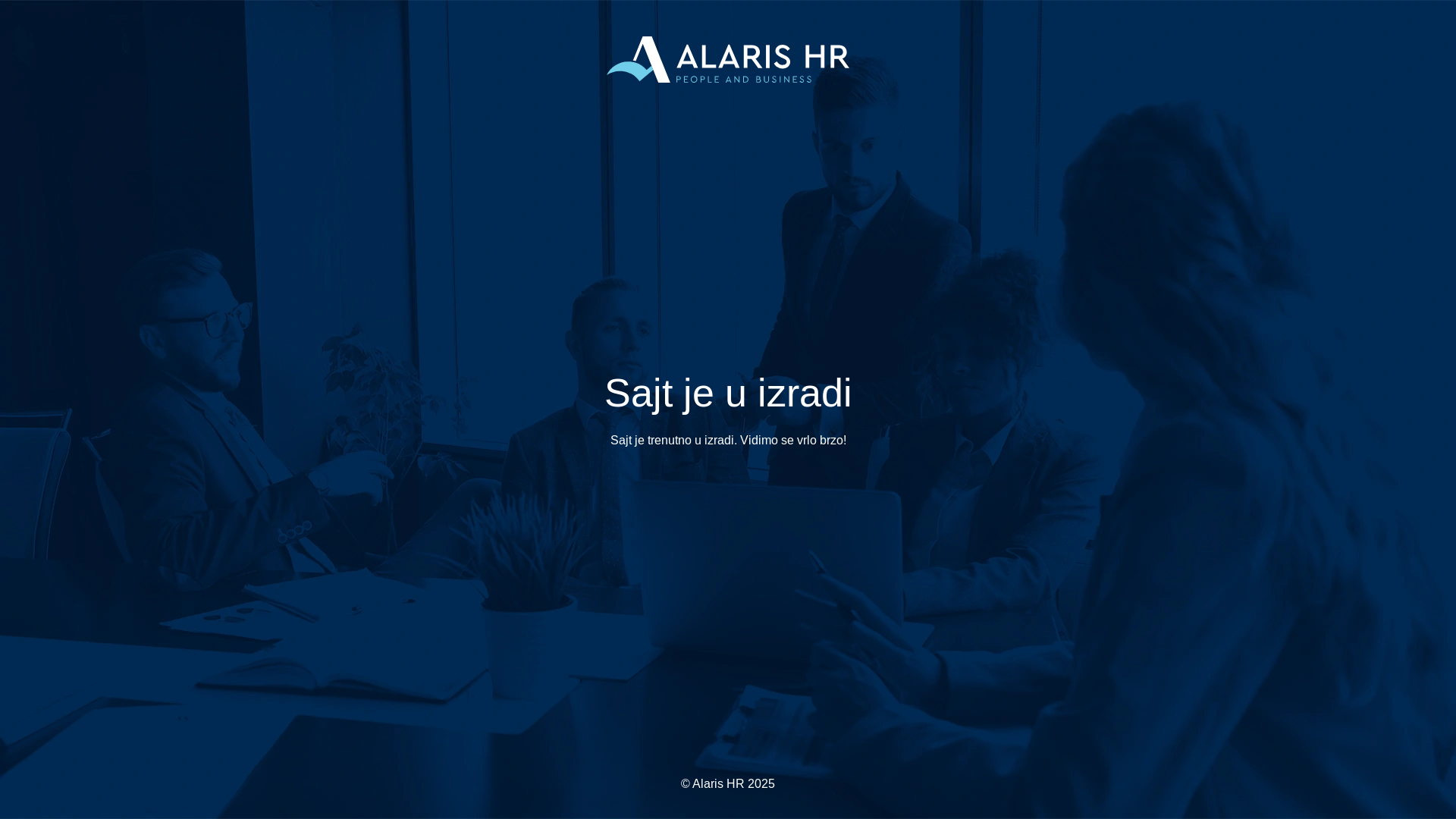 website screenshot of https://alaris.rs/
