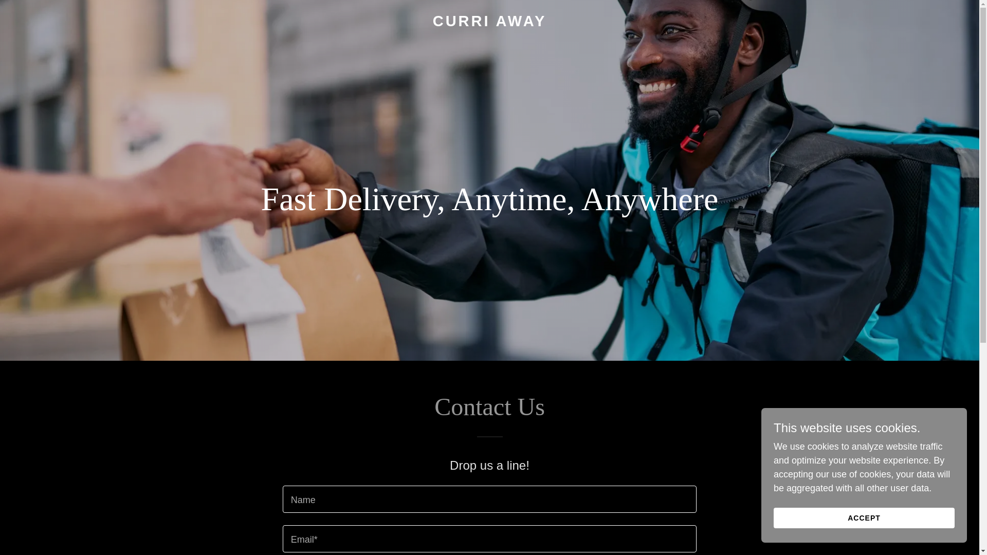website screenshot of https://curri-away.com/