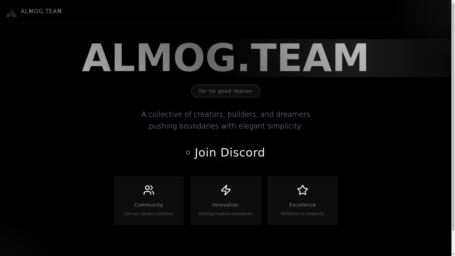 website screenshot of https://almogteam.pages.dev/