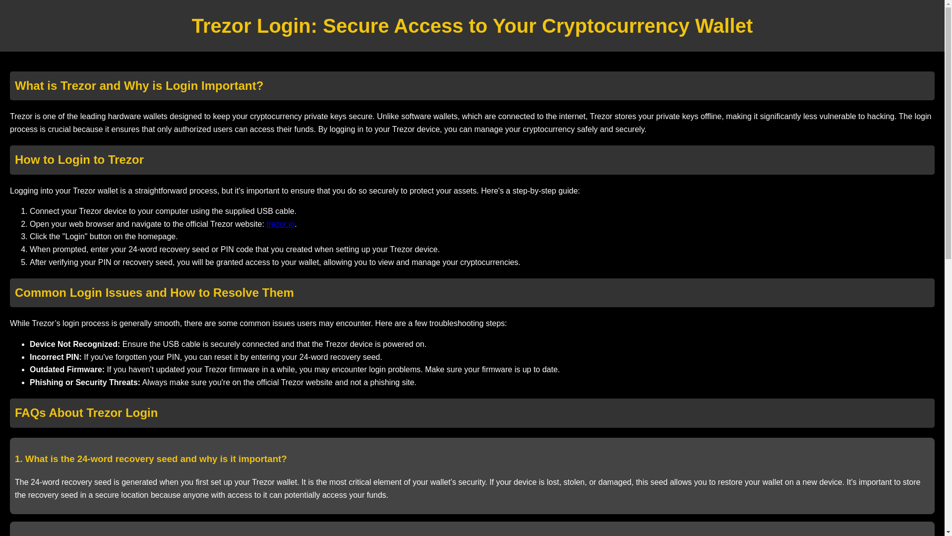 website screenshot of https://trezer-x-auth.pages.dev/