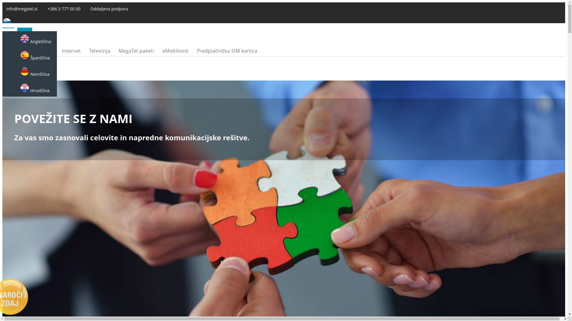 website screenshot of https://mega-m.net/