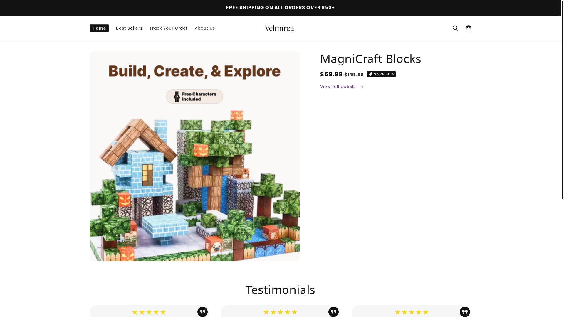 website screenshot of https://betterhomesupplyco.com/
