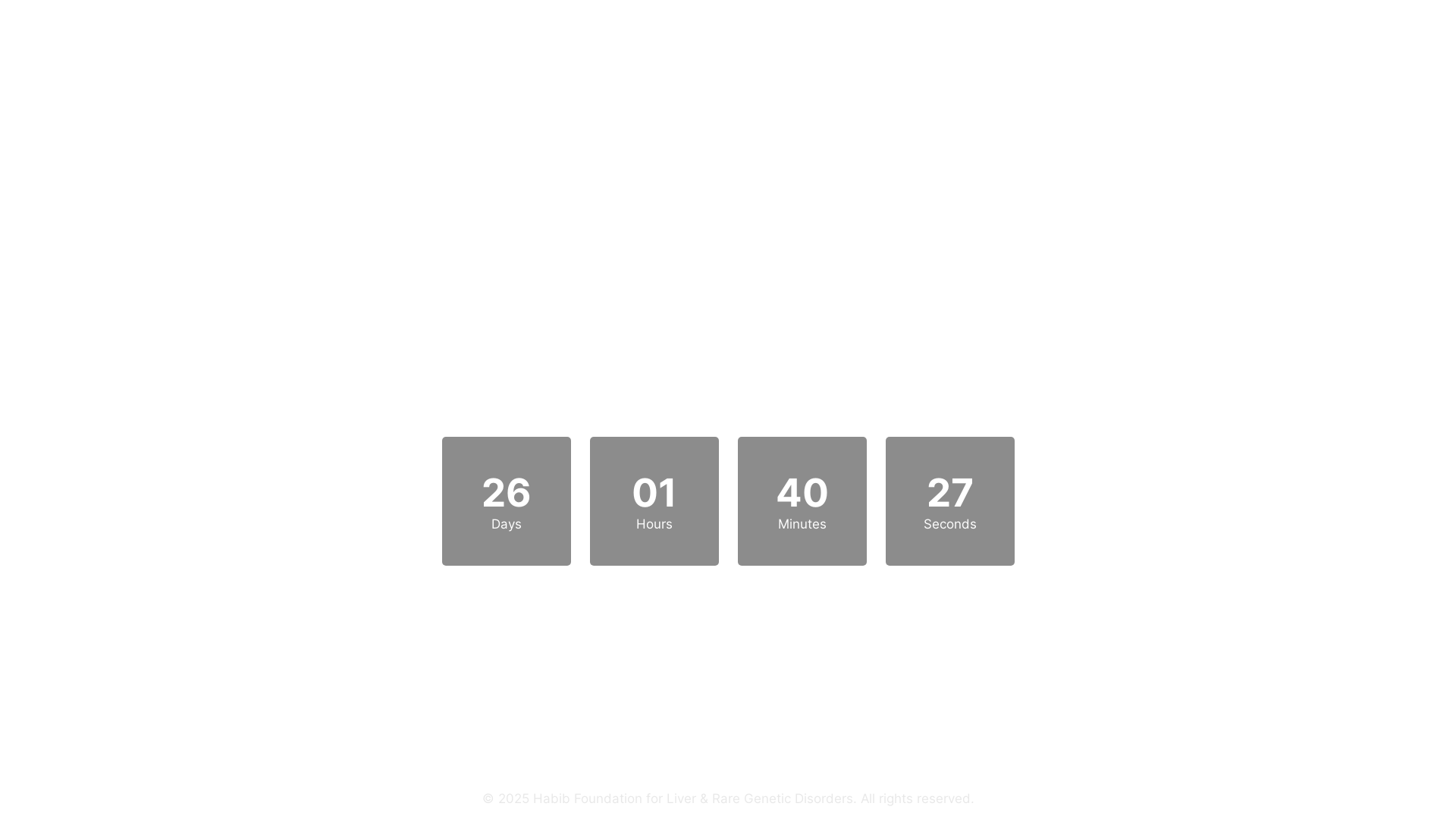website screenshot of https://habib.foundation/