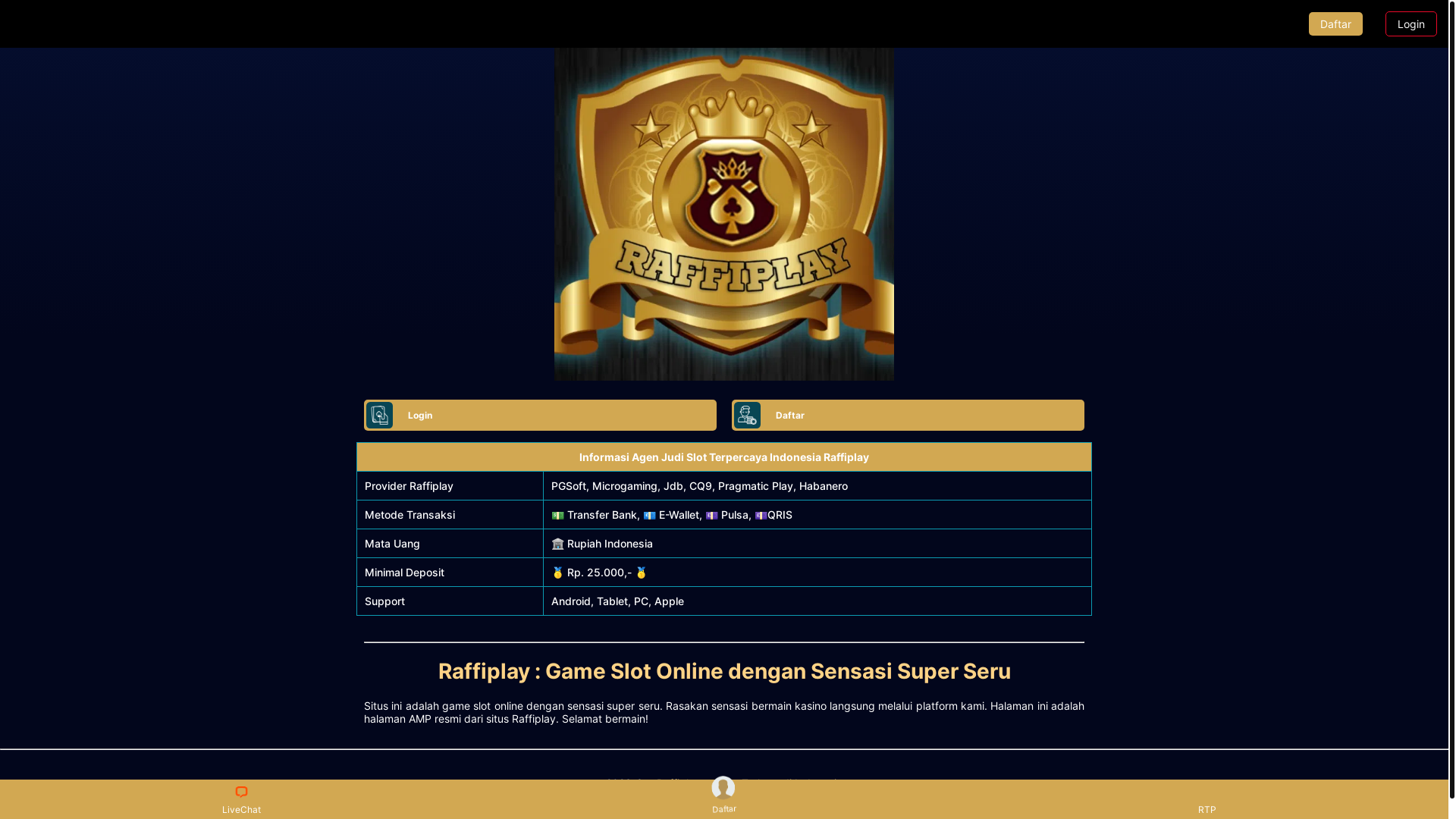 website screenshot of https://gateway-raffiplay.com/
