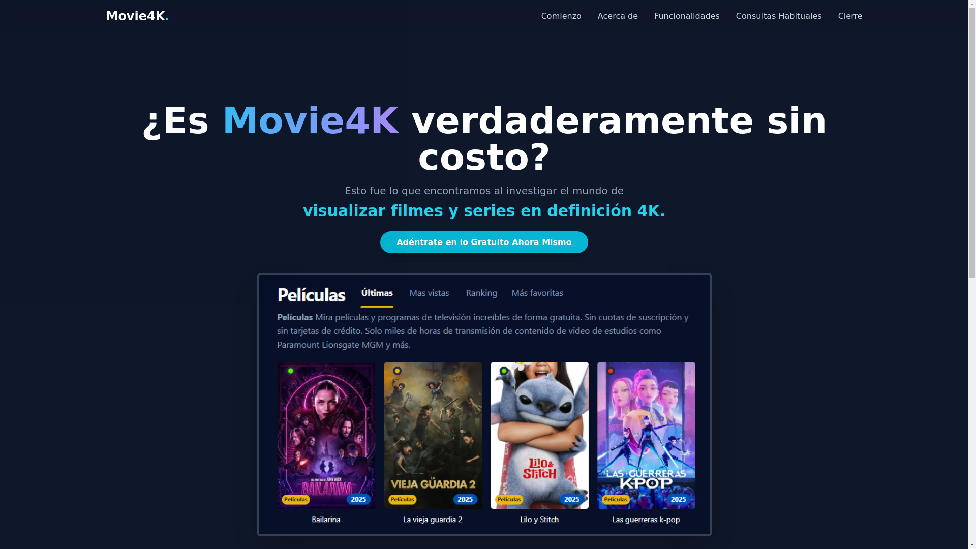 website screenshot of https://movie4k-xyz5.pages.dev/