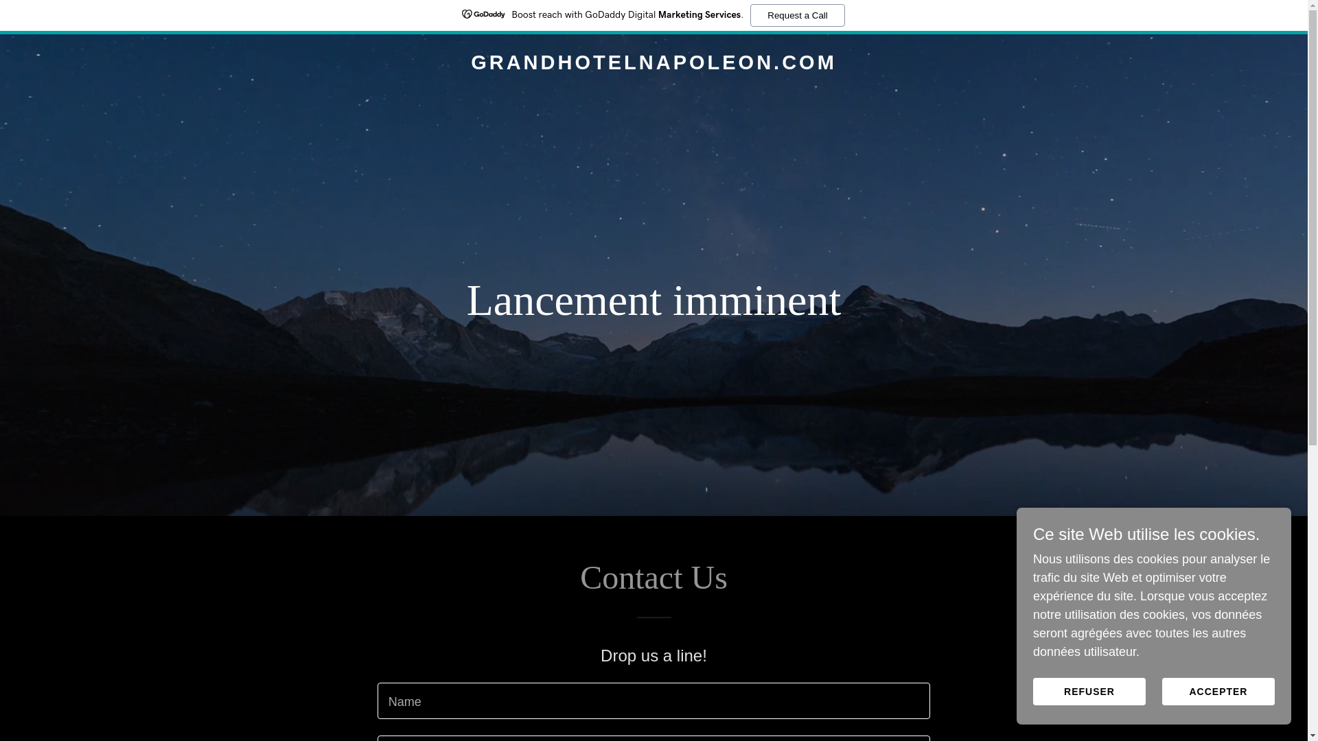 website screenshot of https://grandhotelnapoleon.com/