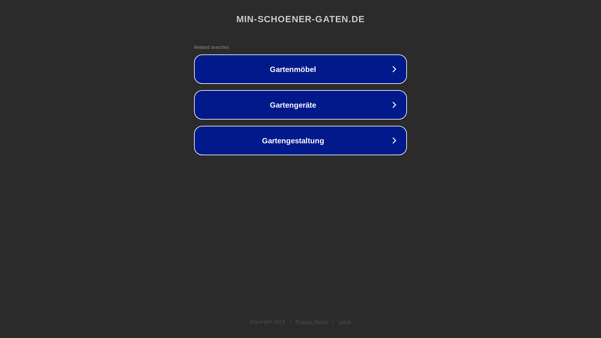 website screenshot of https://min-schoener-gaten.de/