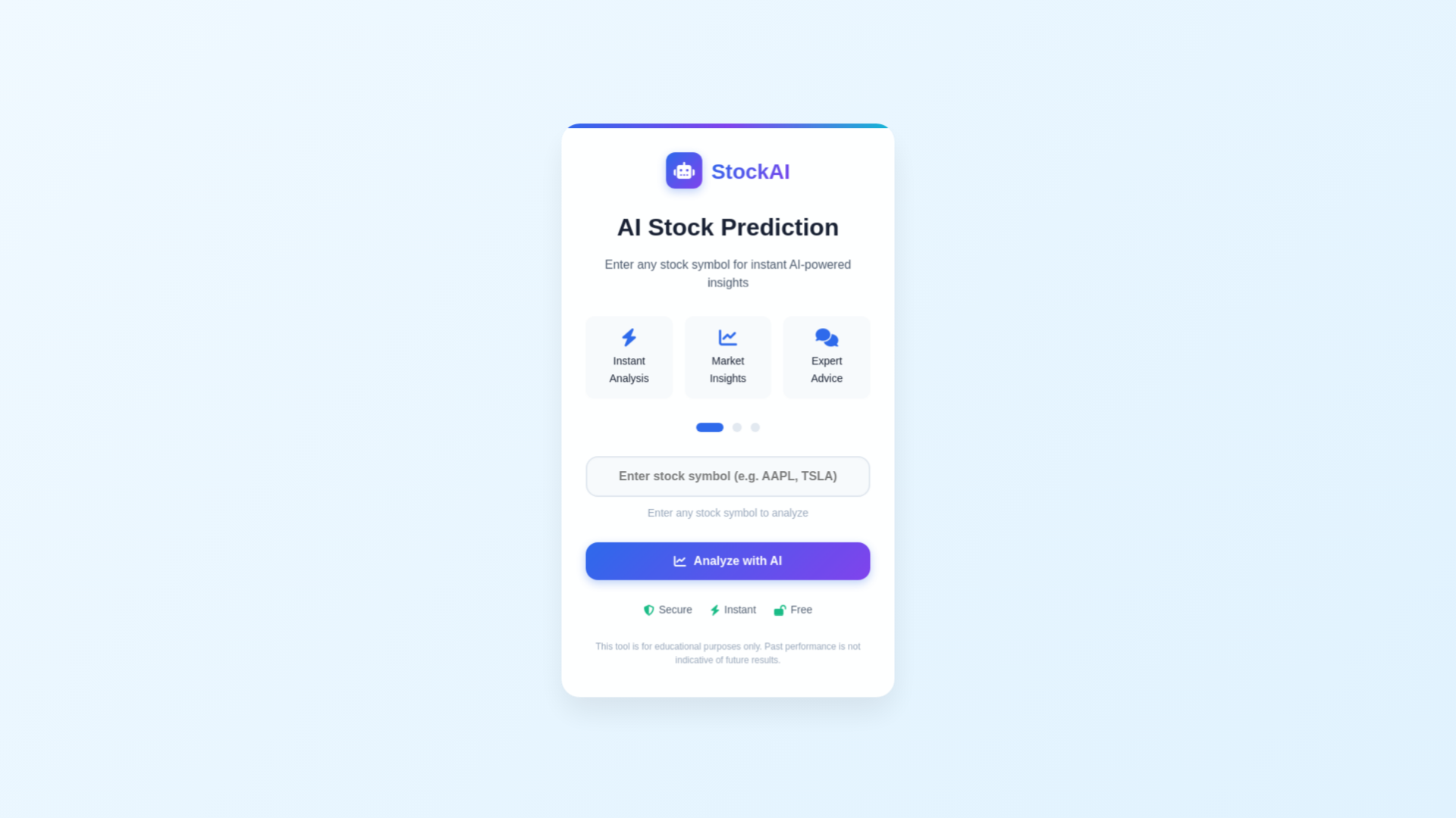 website screenshot of https://stockzva.com/