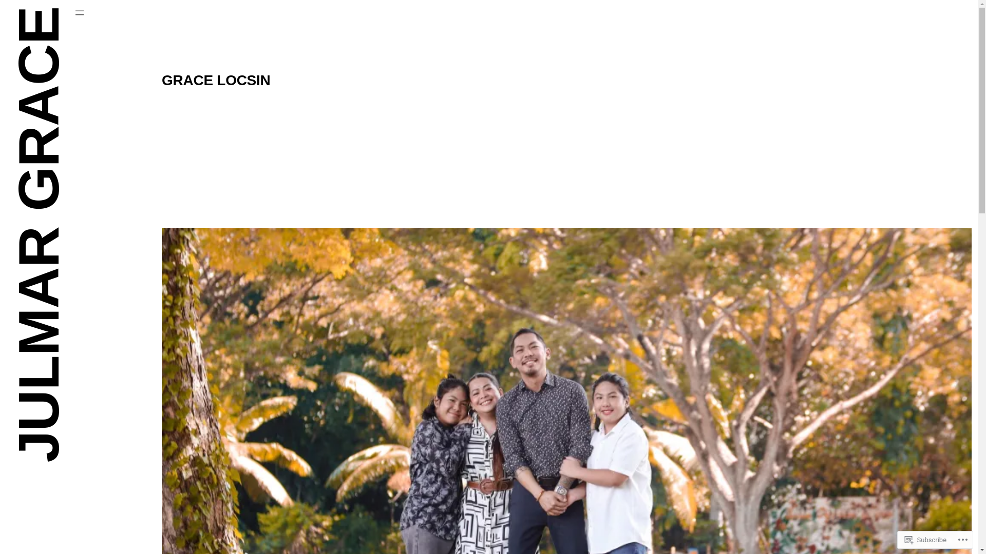 website screenshot of https://julmargrace.blog/