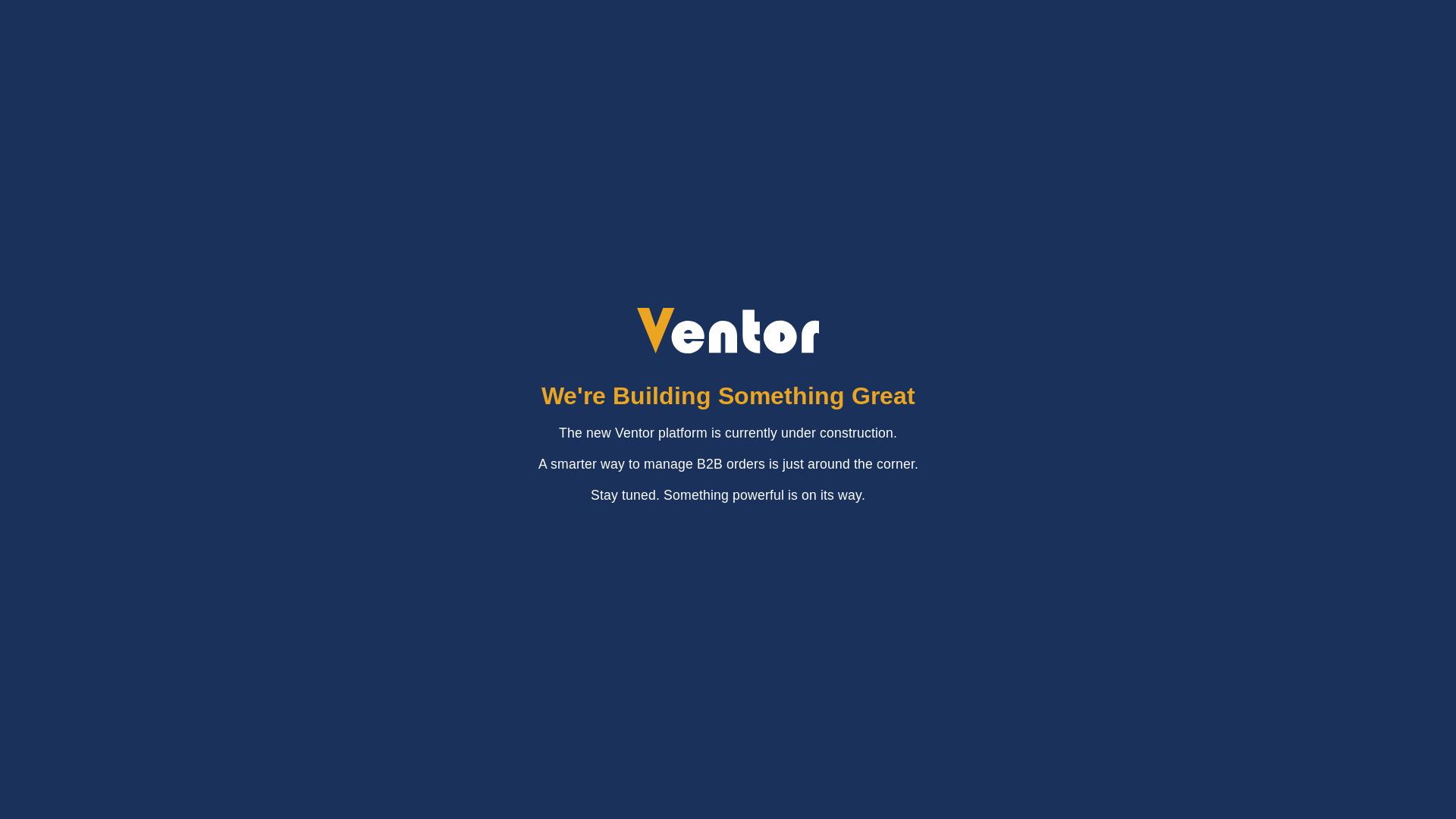 website screenshot of https://ventor-coming-soon.pages.dev/