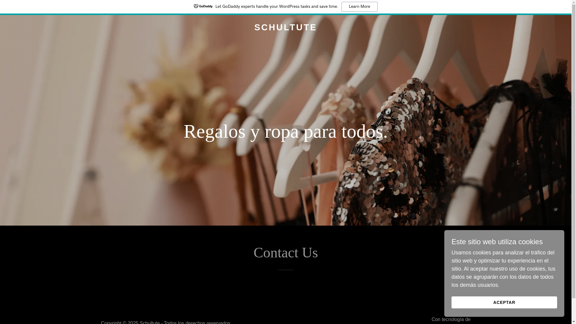website screenshot of https://schultute.mx/