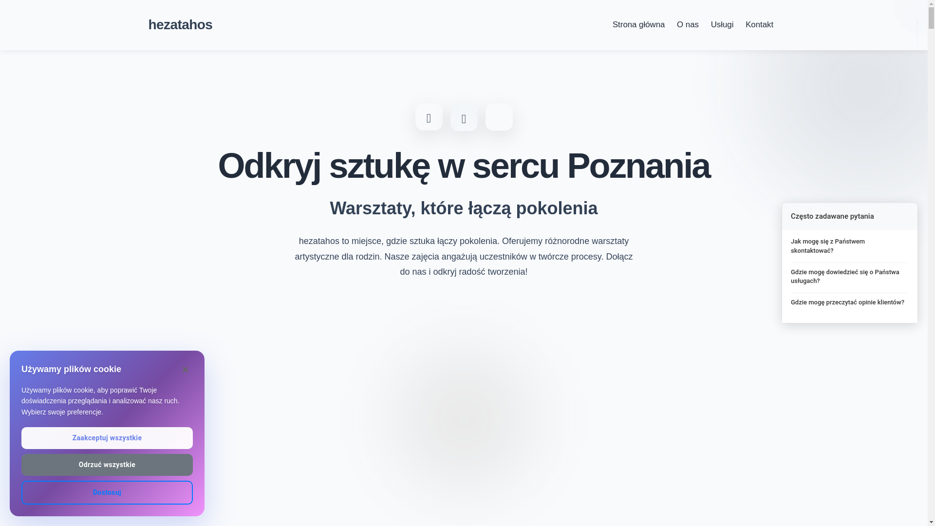 website screenshot of https://hezatahos.com/