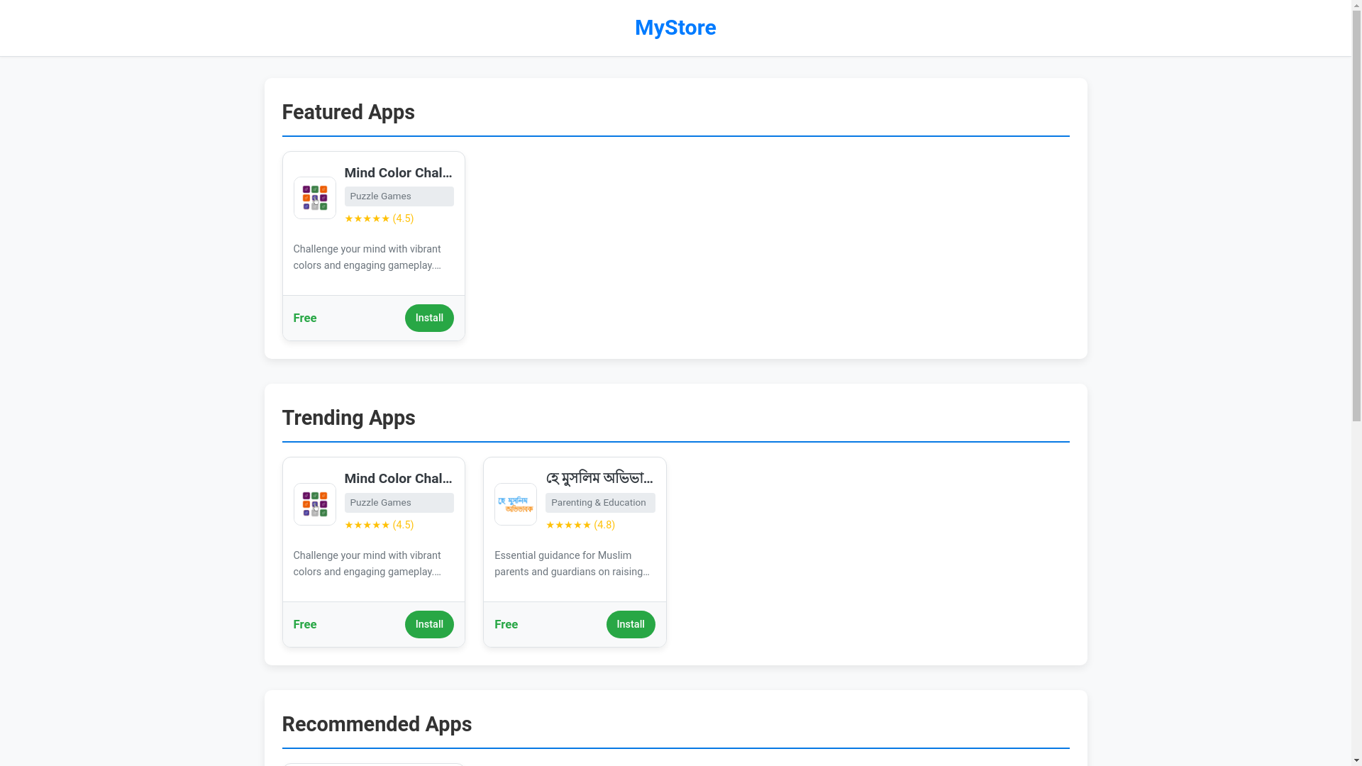 website screenshot of https://apps-store.pages.dev/