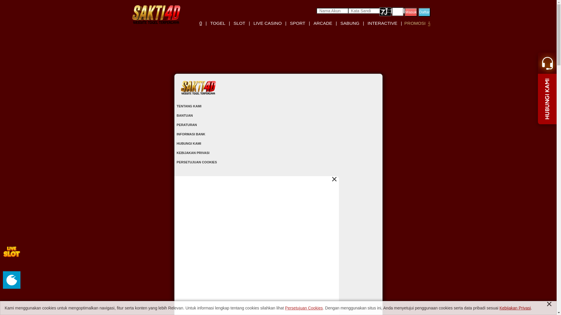 website screenshot of https://rajasakti.store/