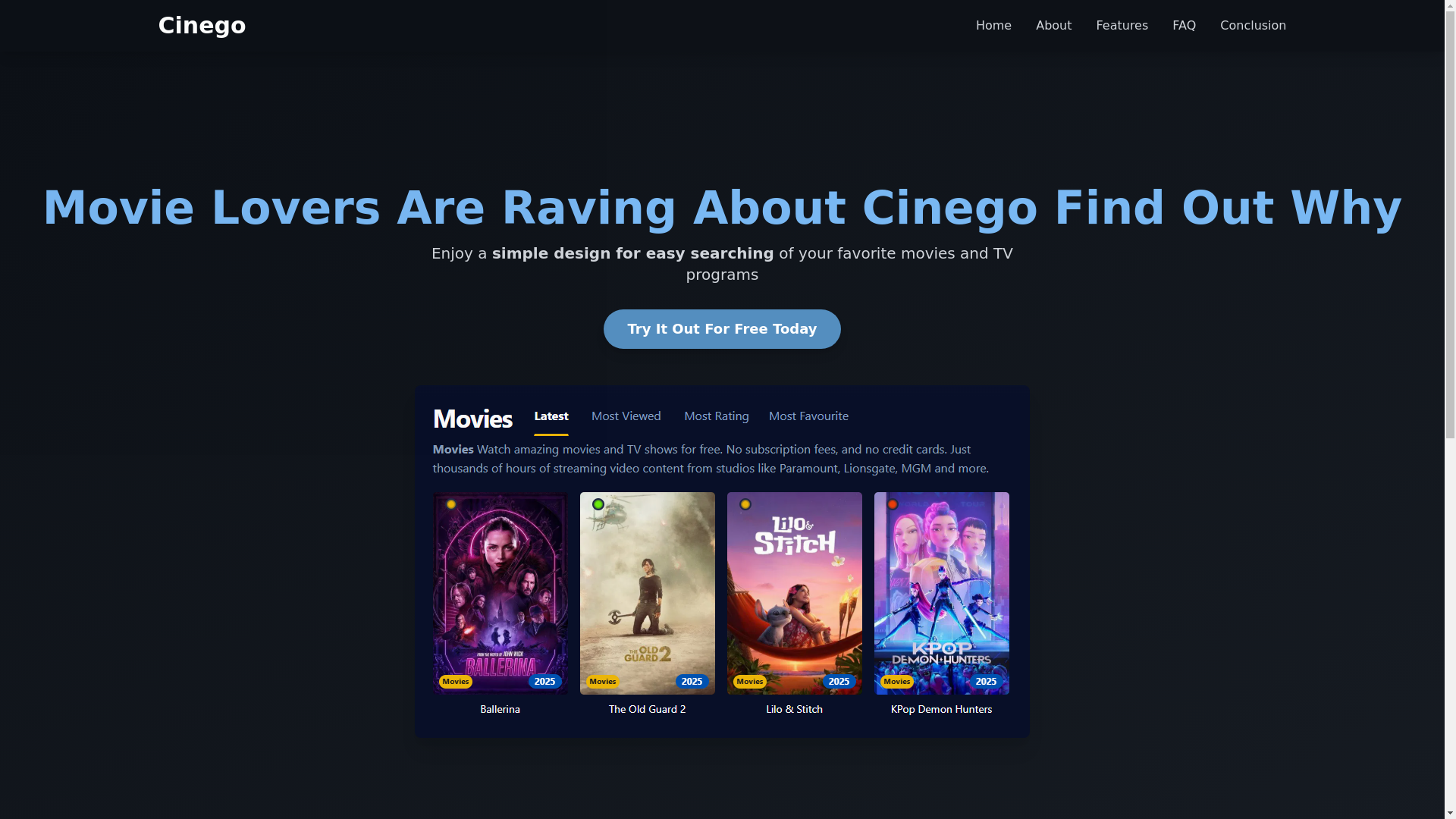 website screenshot of https://cinego-ukp2.pages.dev/