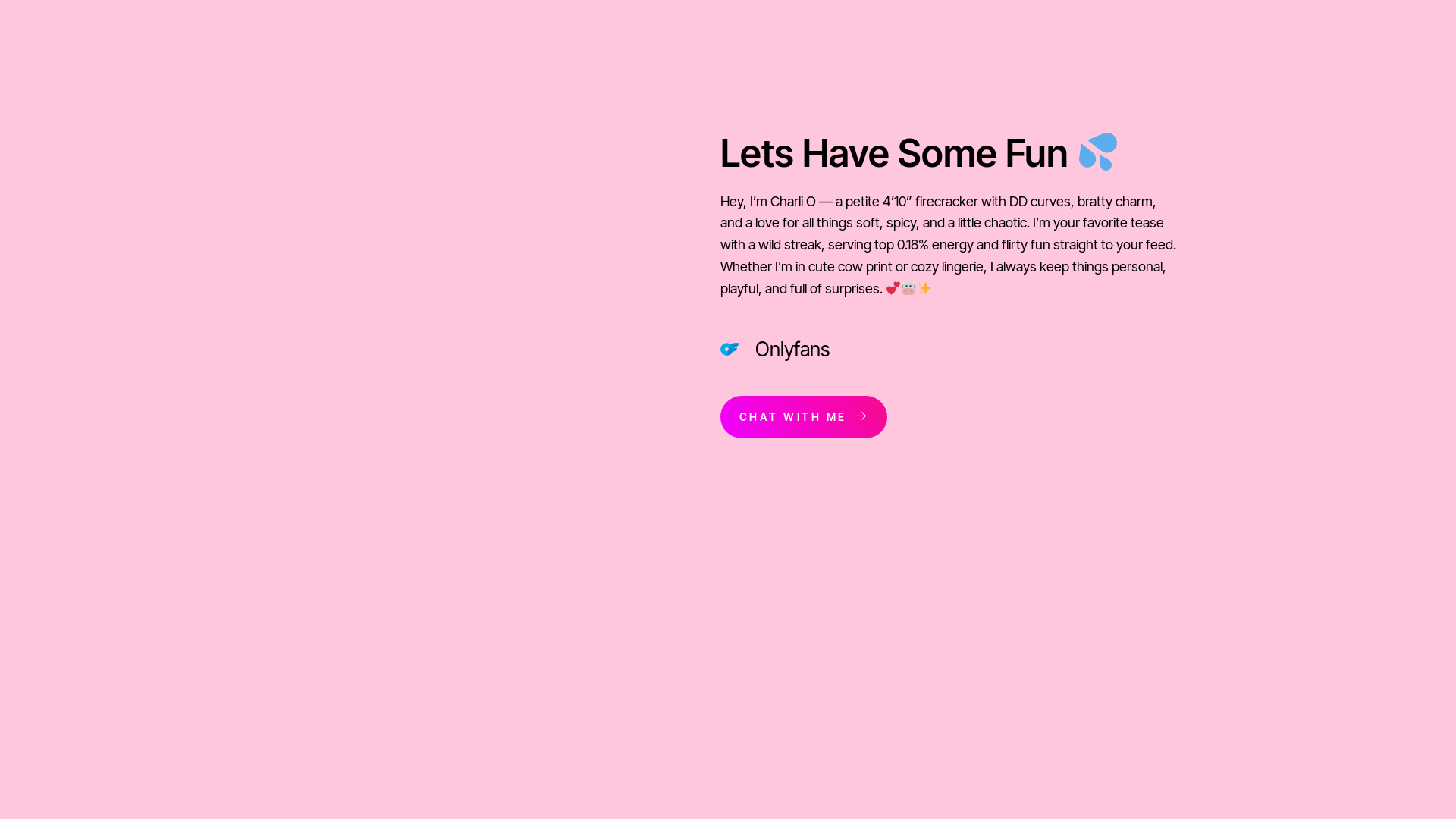 website screenshot of https://charlio.online/