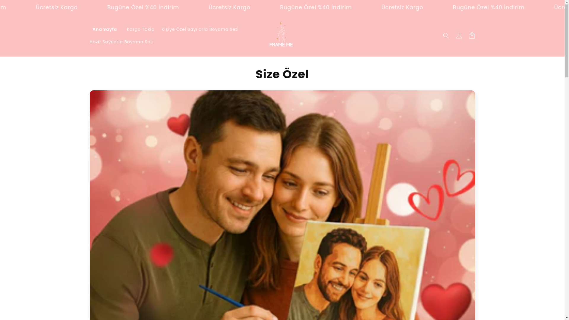 website screenshot of https://frame-me.com.tr/