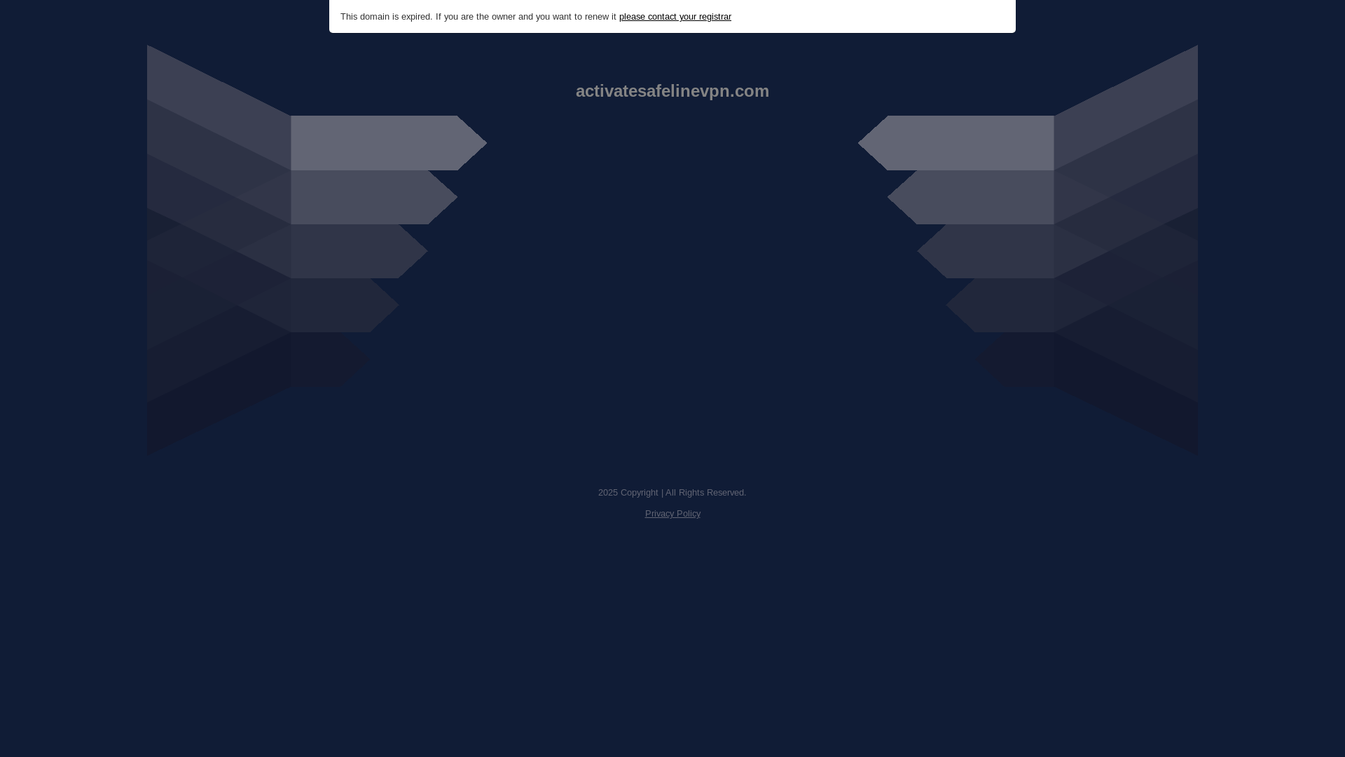 website screenshot of https://activatesafelinevpn.com/