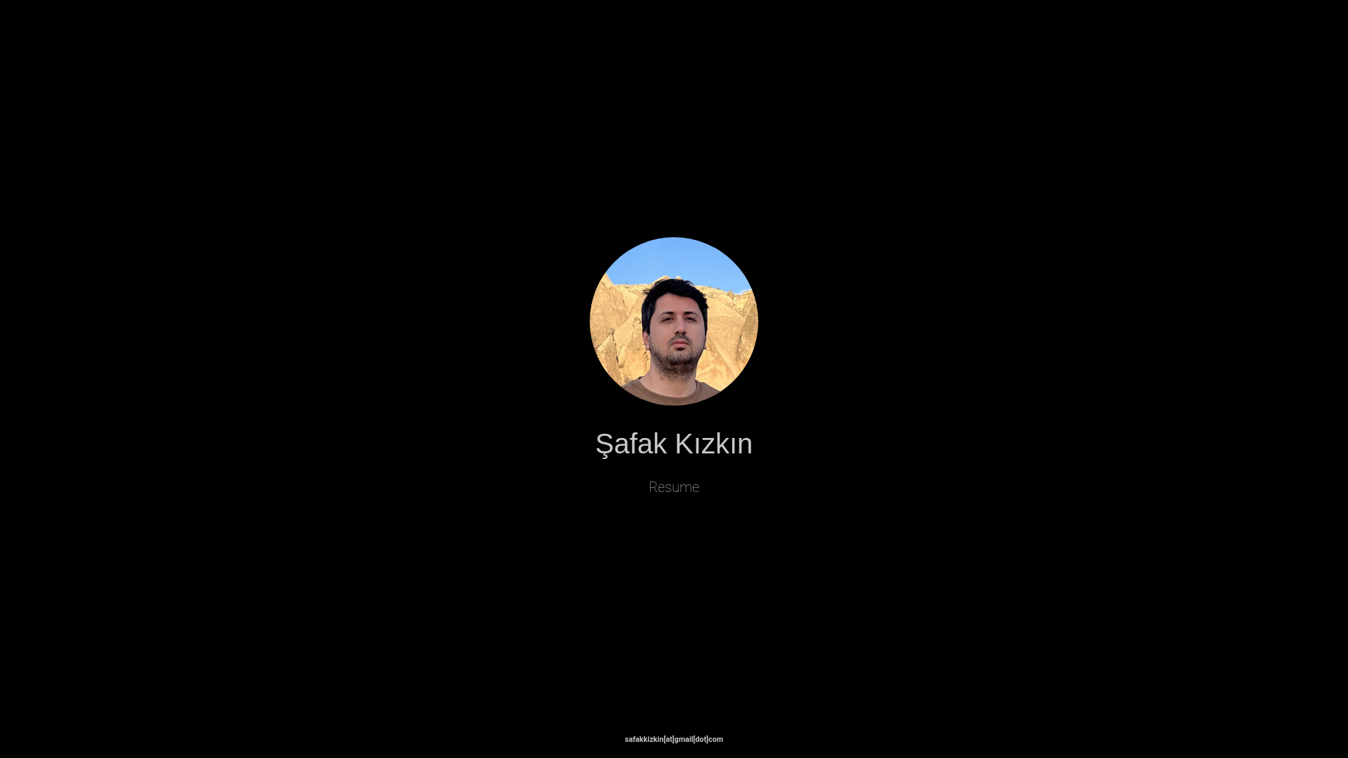 website screenshot of https://safak-dev.pages.dev/