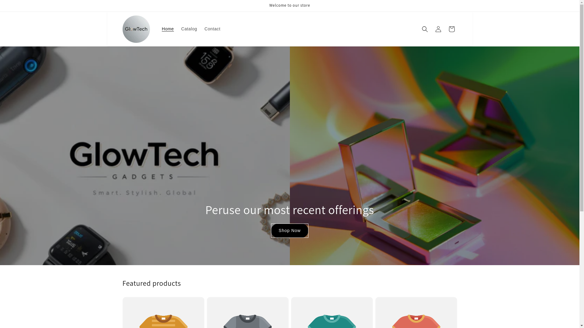 website screenshot of https://glowtechgadgets.store/