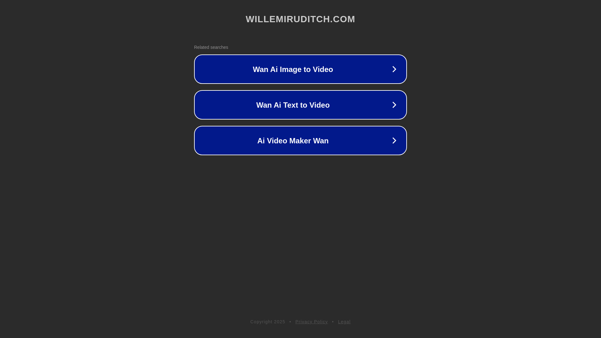 website screenshot of https://willemiruditch.com/