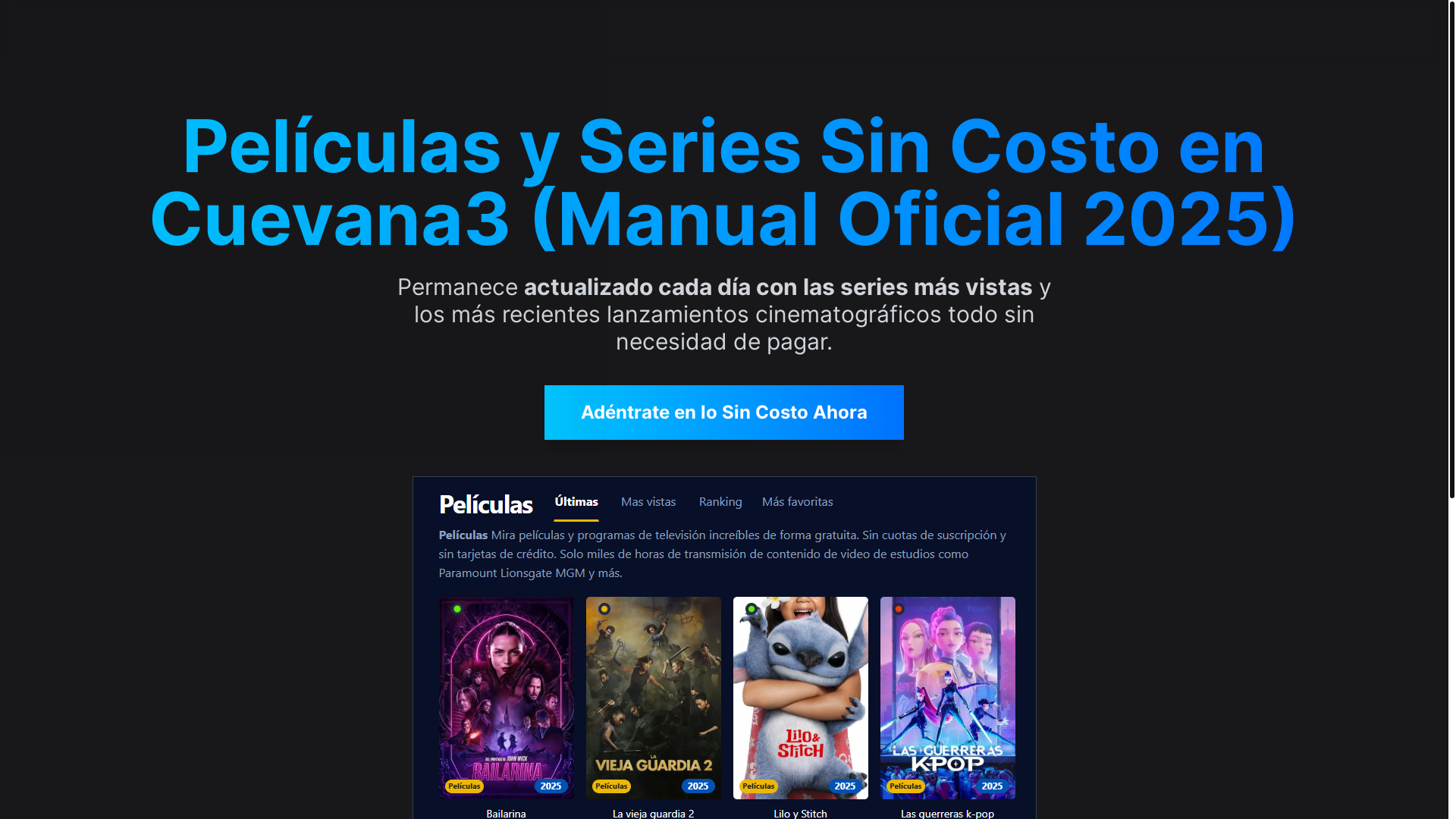 website screenshot of https://cuevana3-y8pt.pages.dev/