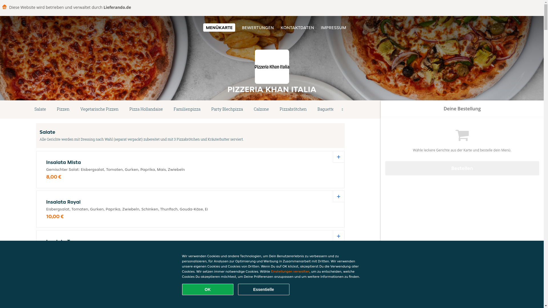 website screenshot of https://pizzeriakhanitalia-dortmund.de/